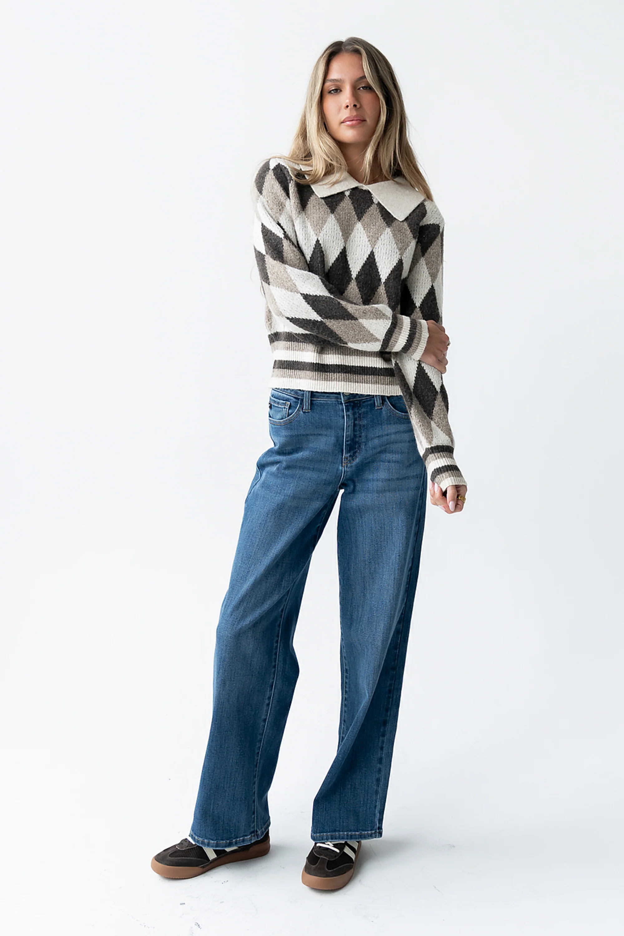 Hallie Argyle Sweater - FINAL SALE - Image 2