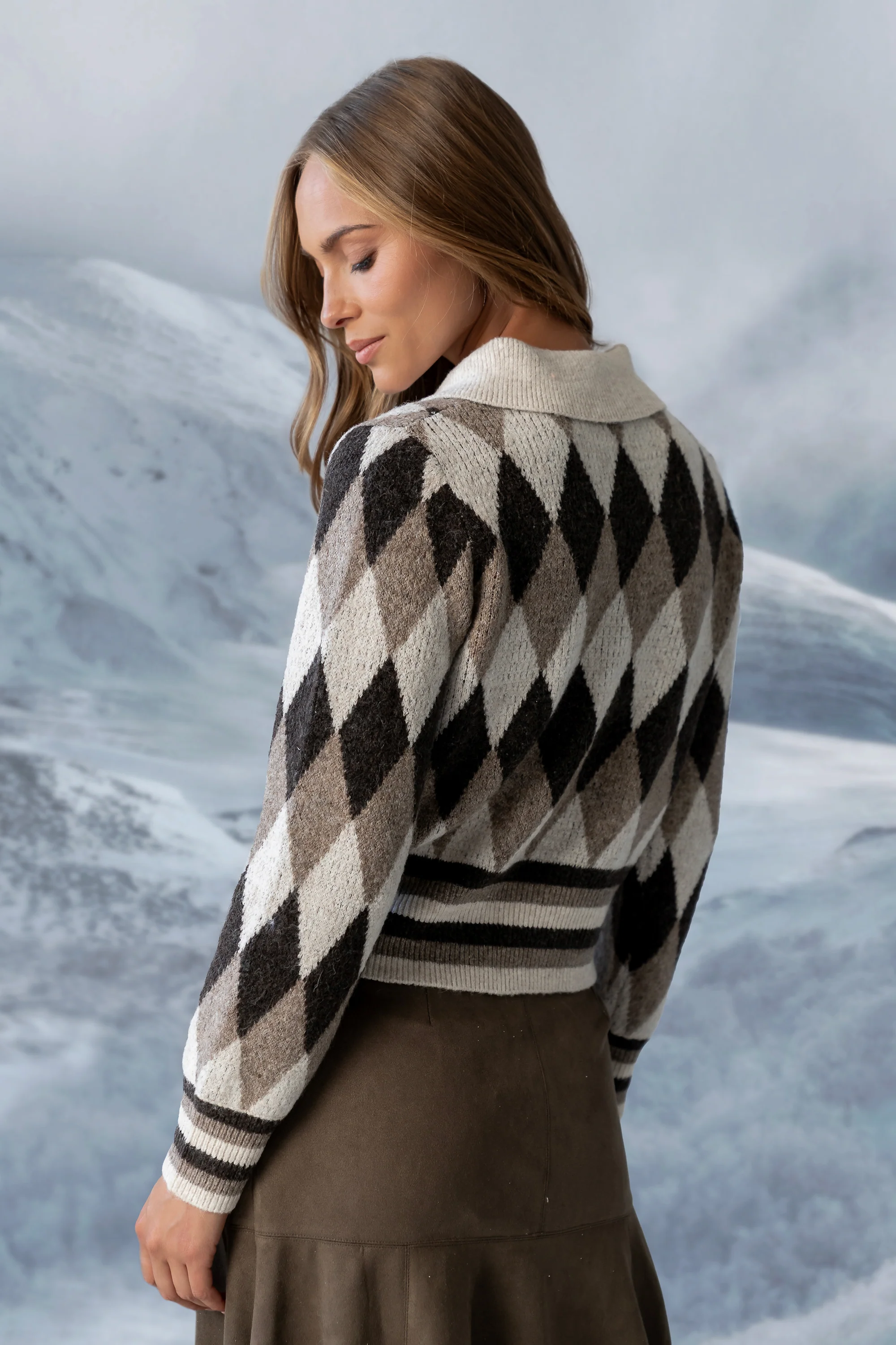 Hallie Argyle Sweater - FINAL SALE - Image 7