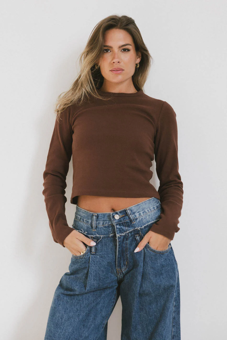 Hallie Top in Brown - FINAL SALE - Image 3