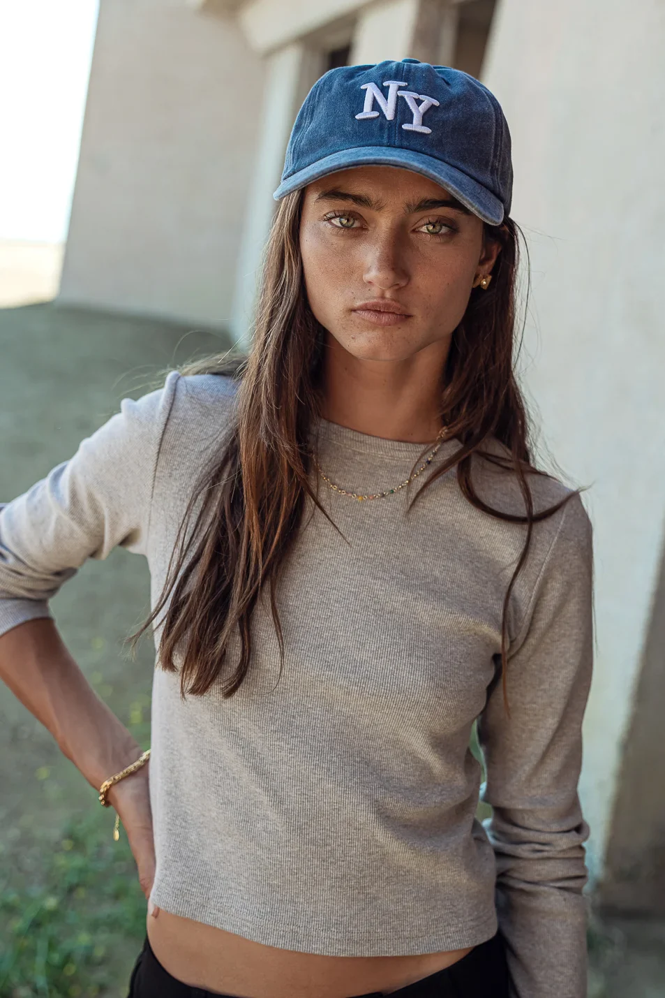 Hallie Top in Grey - FINAL SALE - Image 5