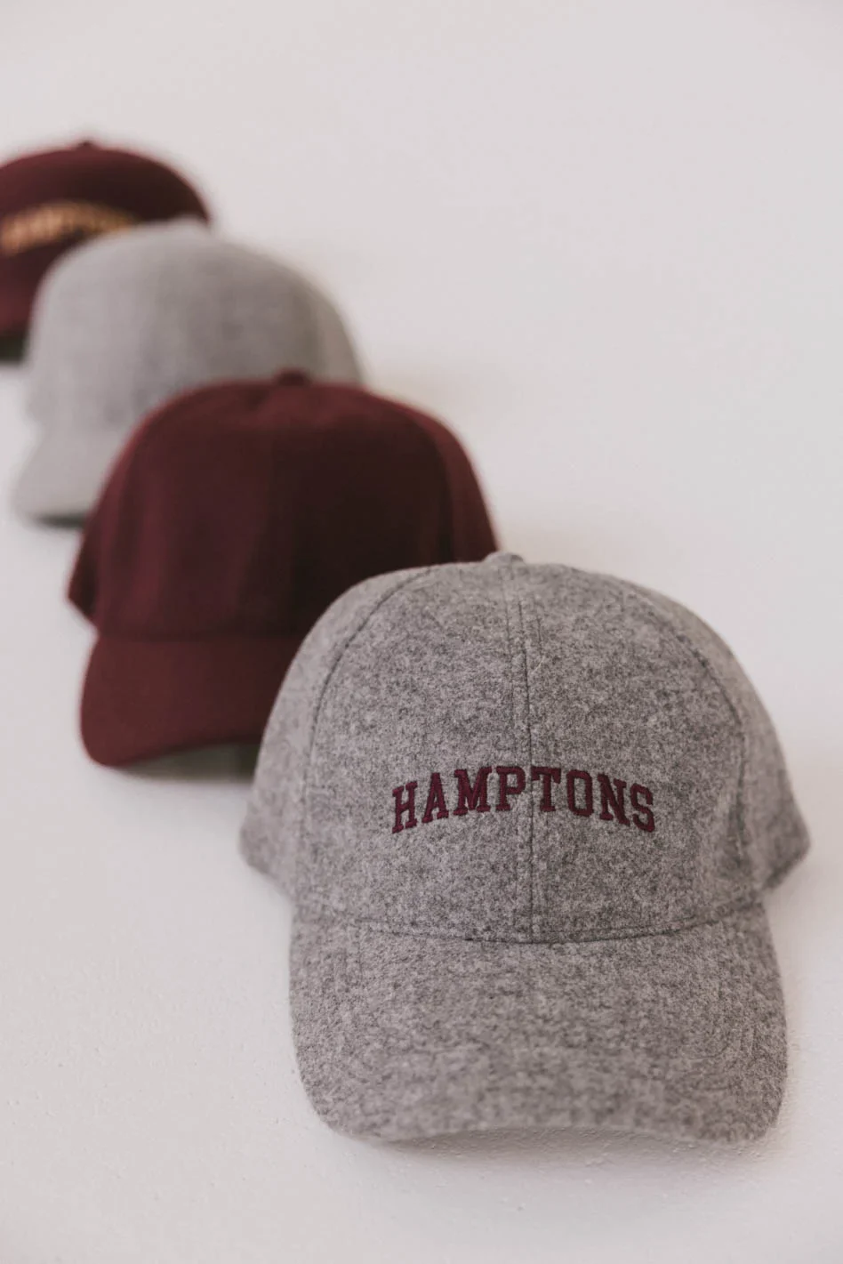 Hamptons Baseball Cap in Grey - FINAL SALE