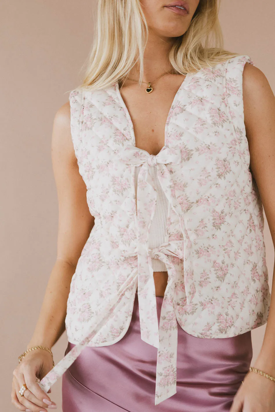 Harley Floral Vest - FINAL SALE - Image 2