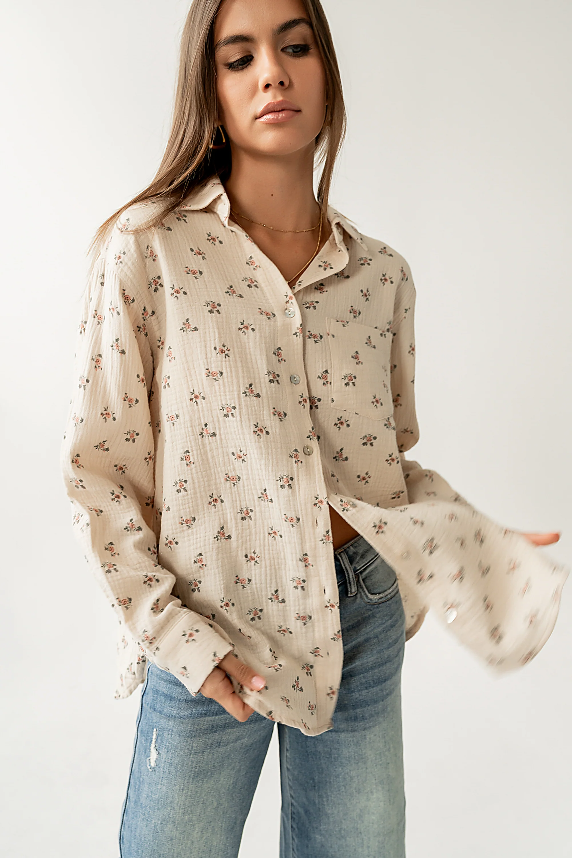 Harry Floral Button Up - FINAL SALE - Image 4