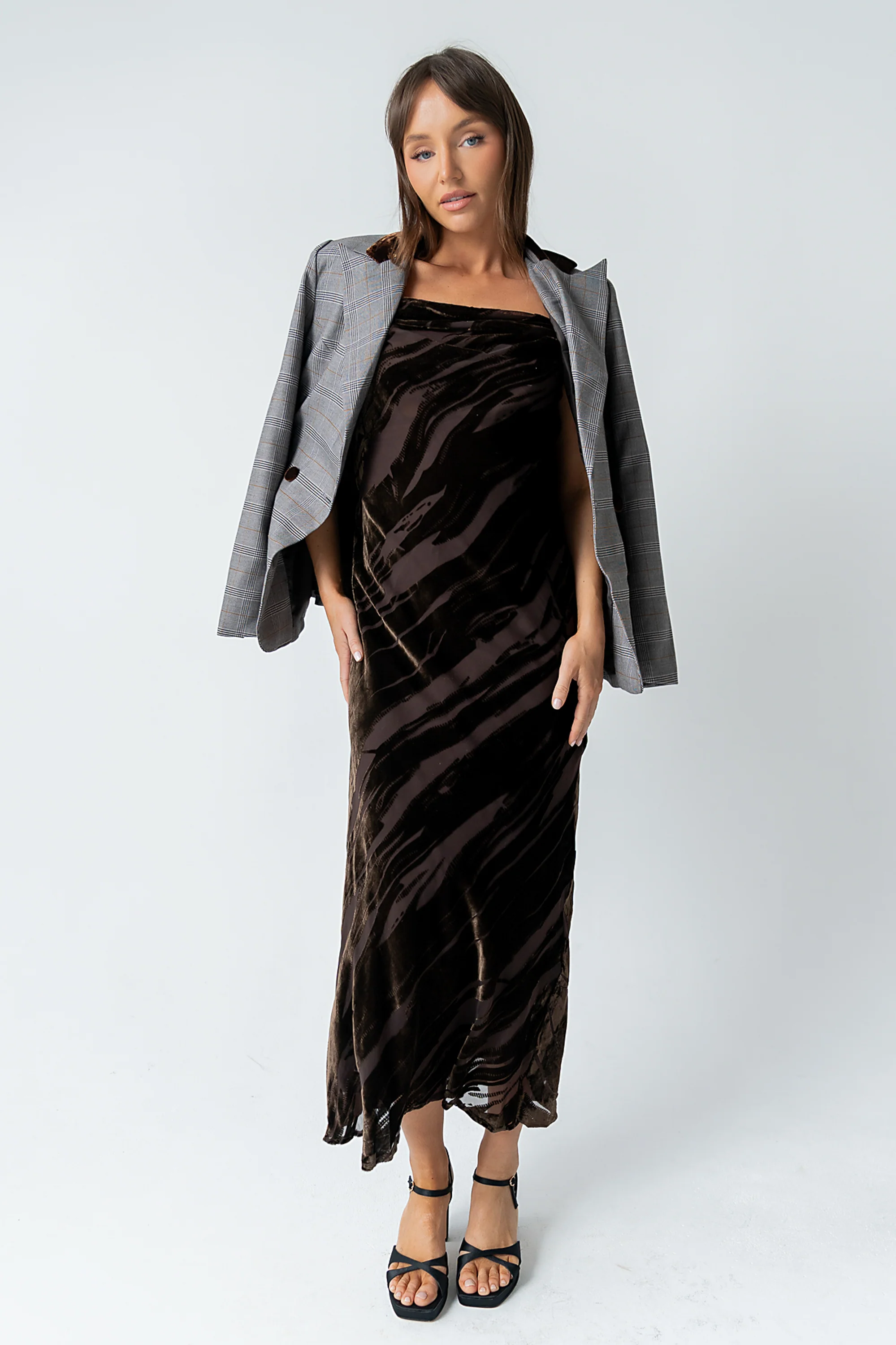 Hayden Velvet Maxi Dress - Image 6