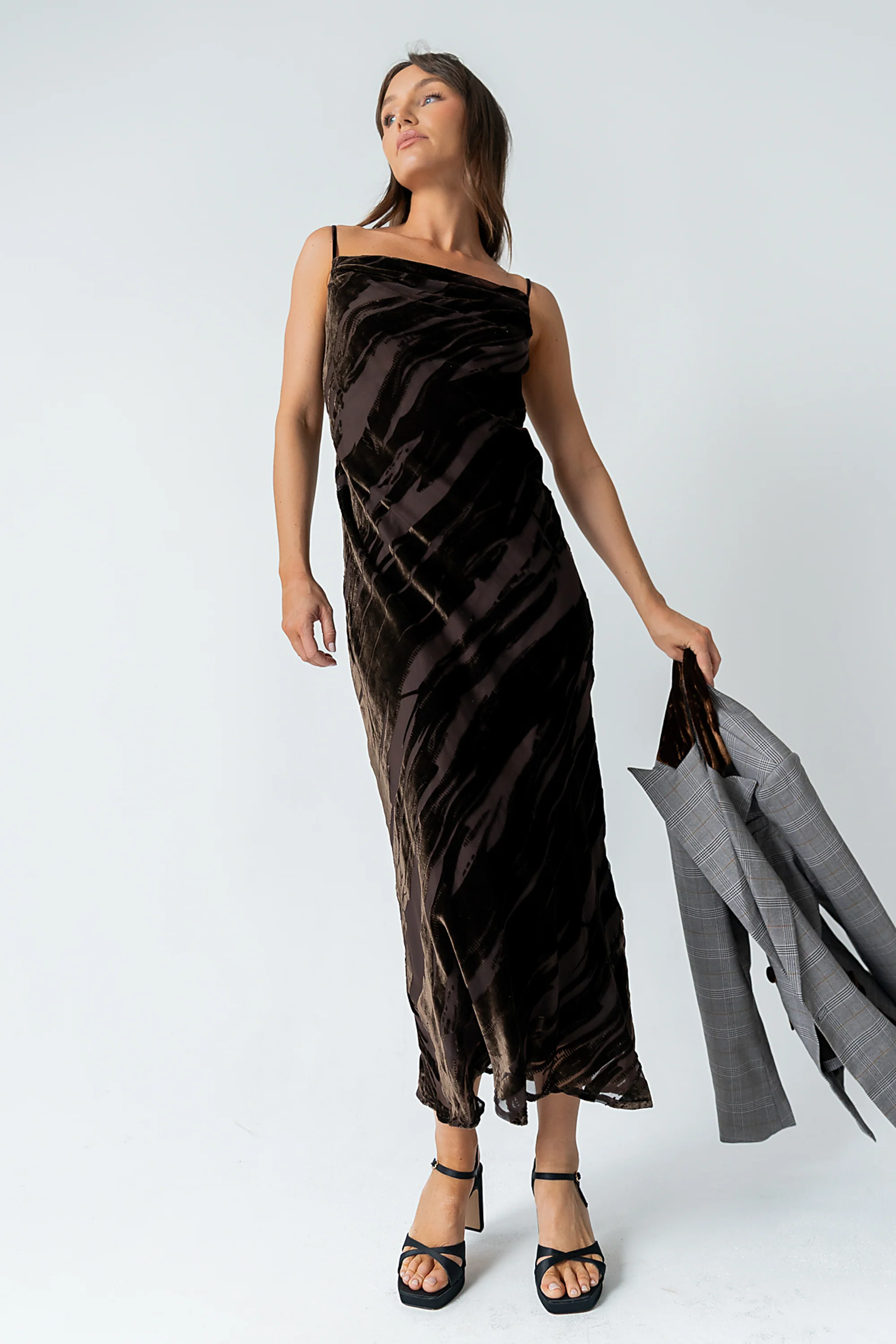 Hayden Velvet Maxi Dress - Image 8