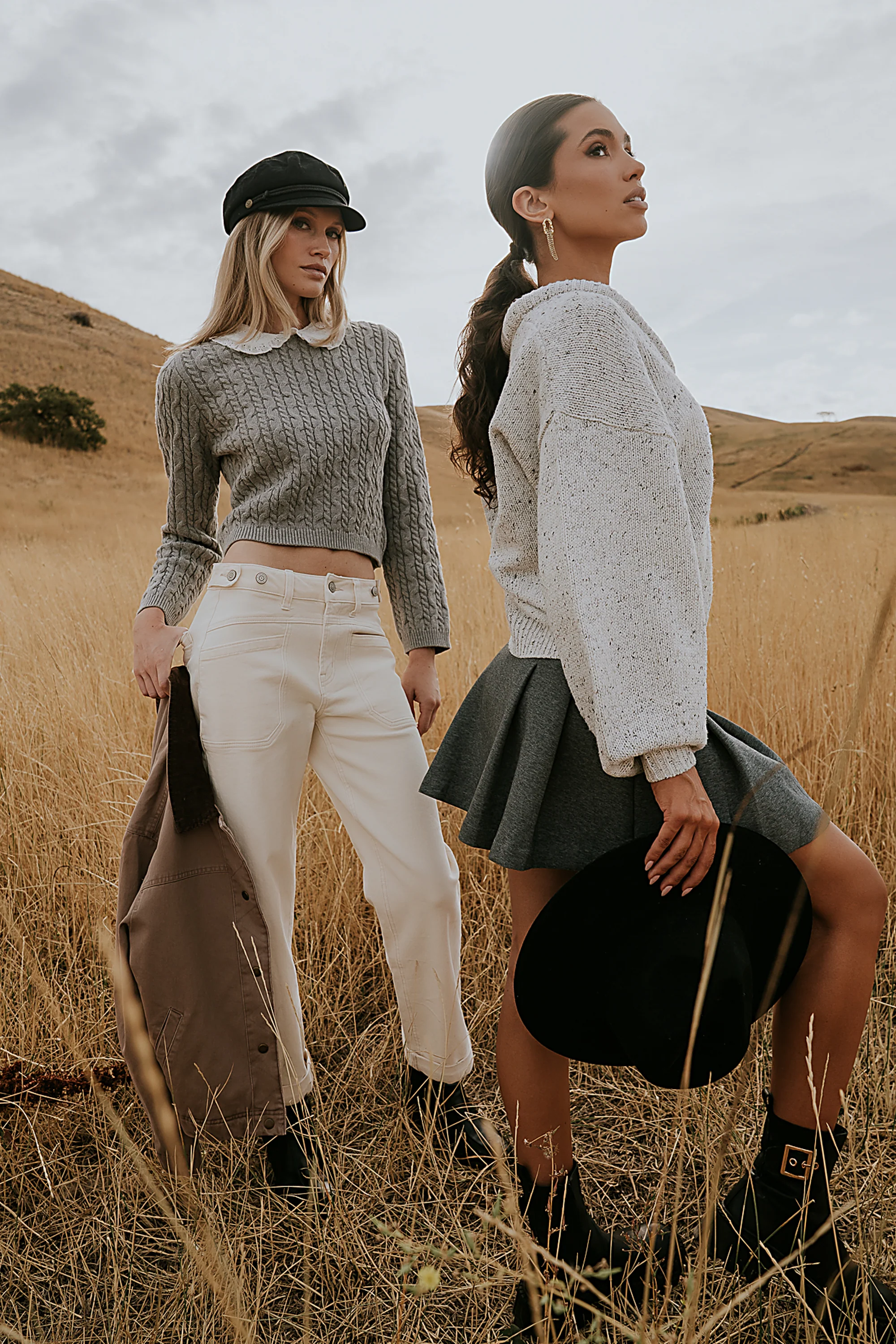 Hayley Collared Sweater in Grey - FINAL SALE - Image 10