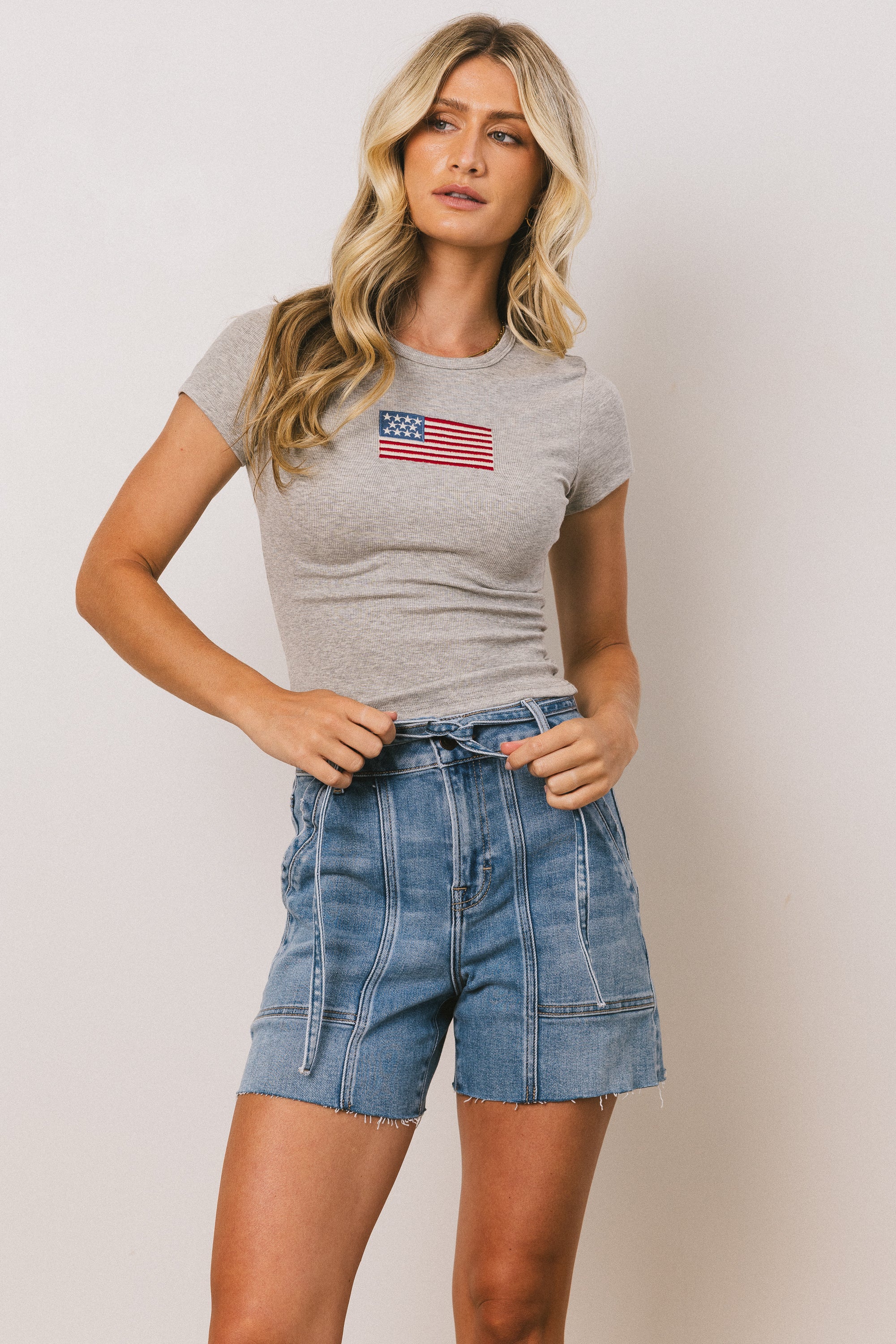 Heidi Denim Shorts - FINAL SALE - Image 3