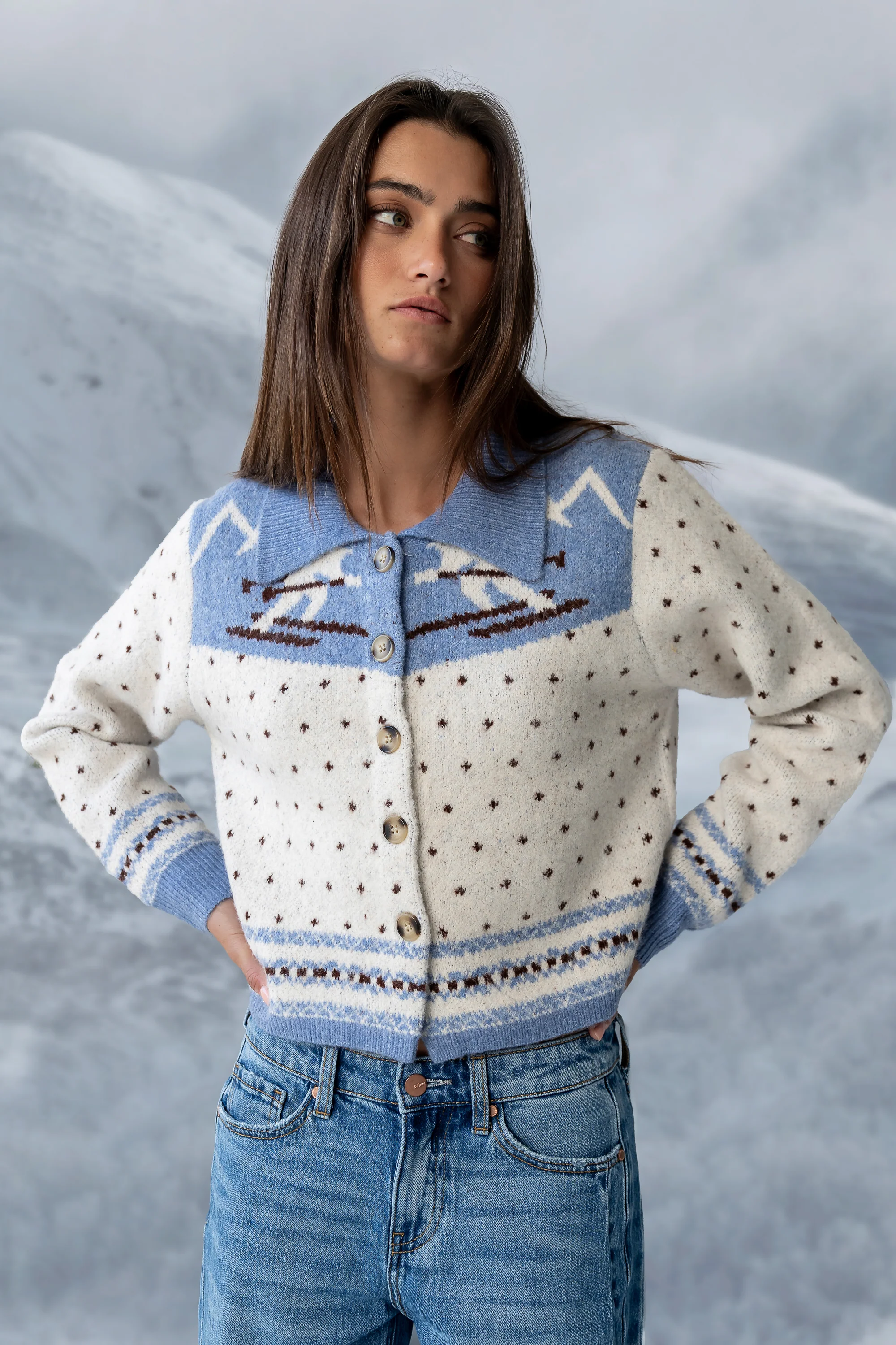 Henry Collared Knit Cardigan - FINAL SALE - Image 5