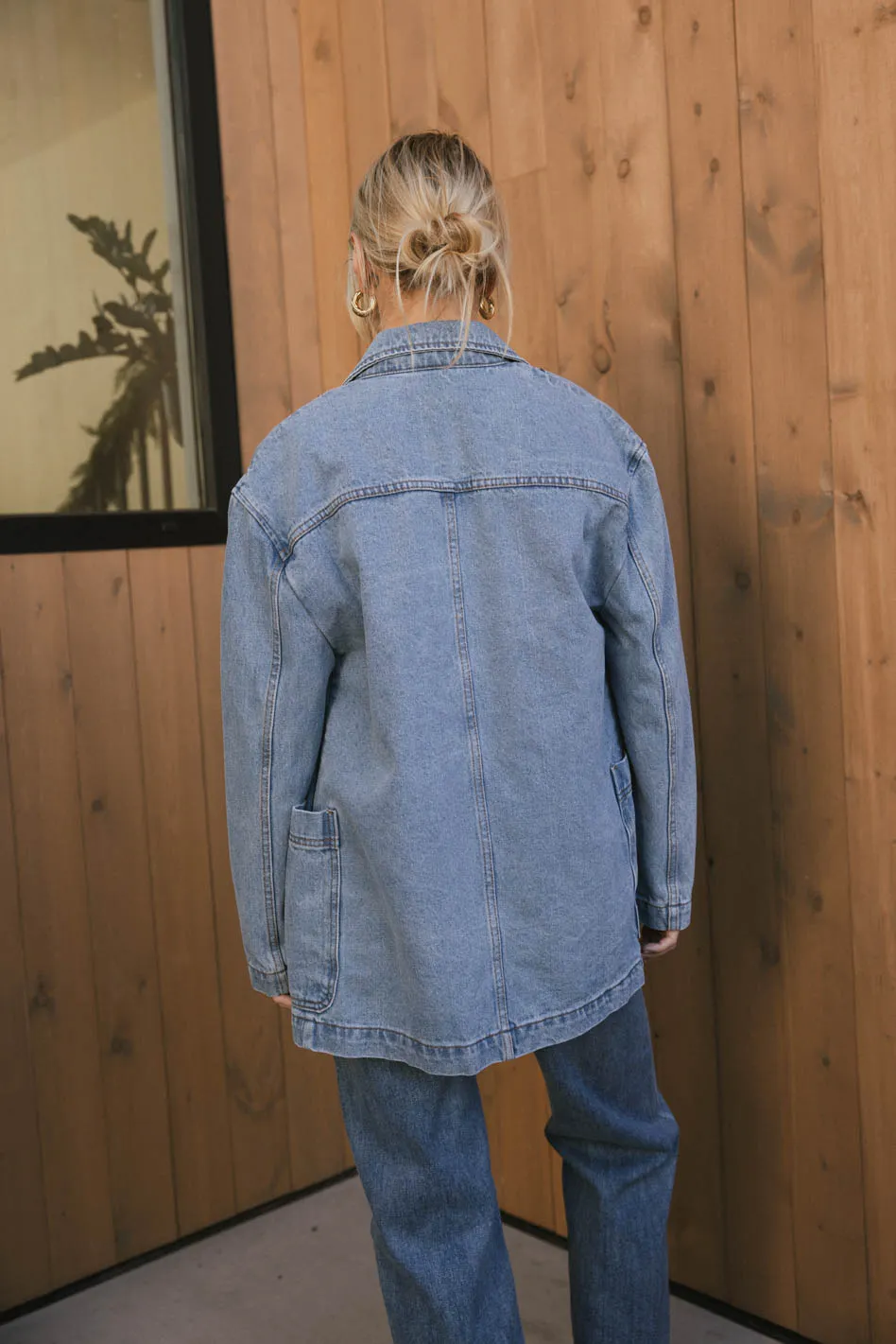Hesper Denim Blazer - FINAL SALE - Image 6