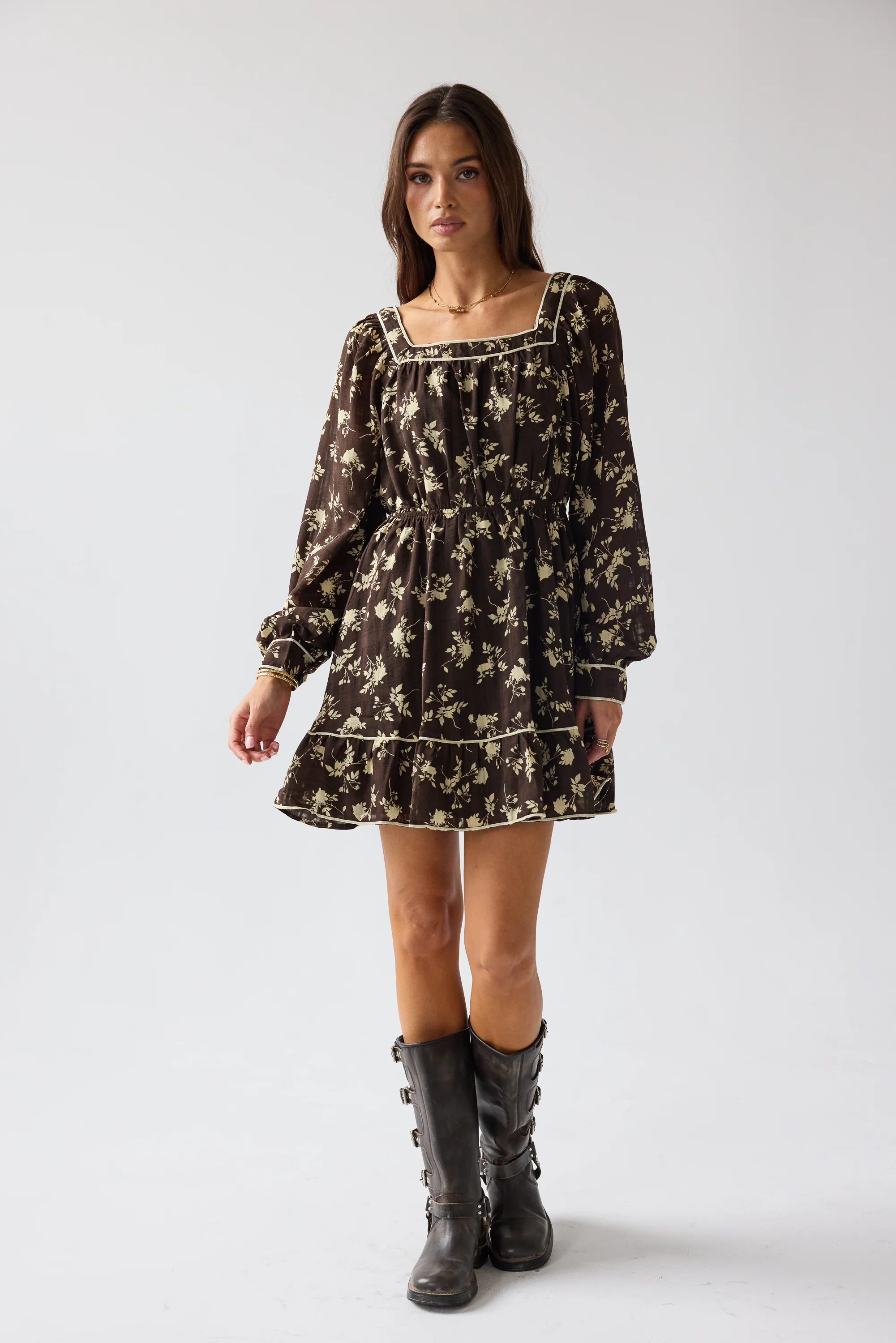 Holden Floral Mini Dress - FINAL SALE - Image 3