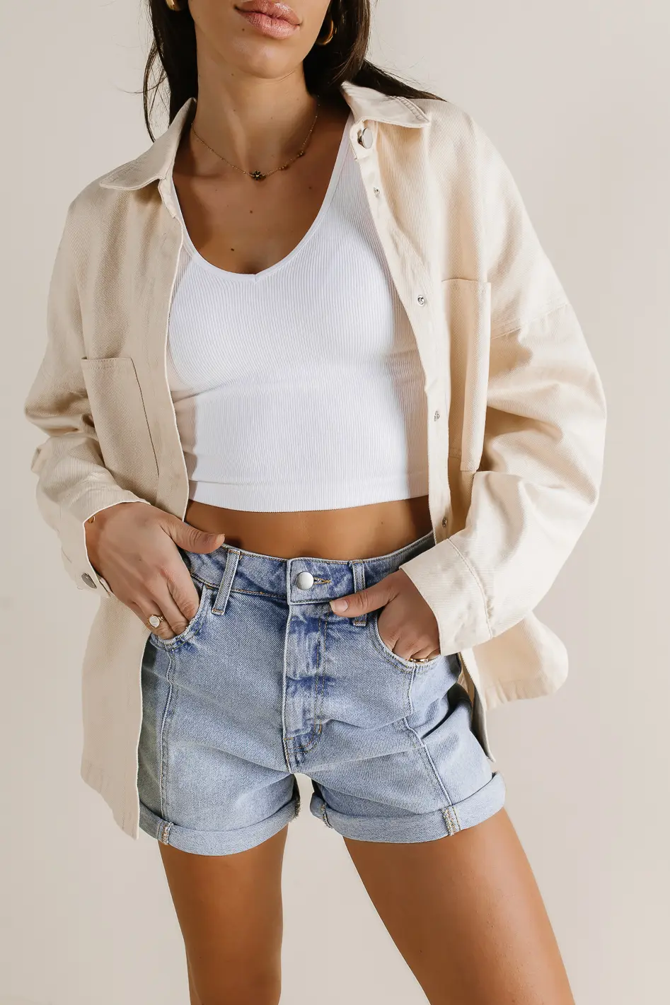 Holland Denim Shacket - FINAL SALE - Image 3