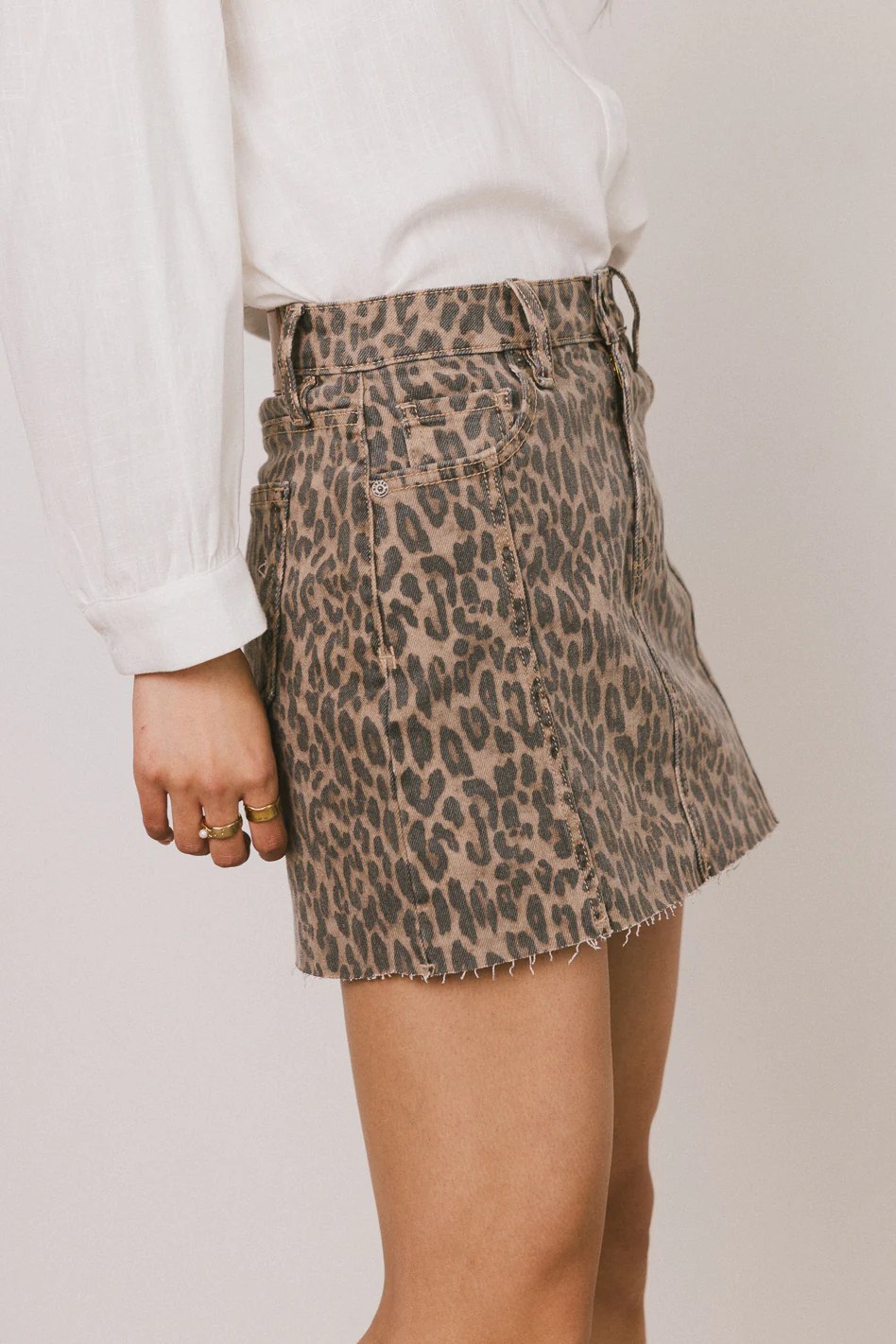 Holly Cheetah Mini Skirt - FINAL SALE - Image 13