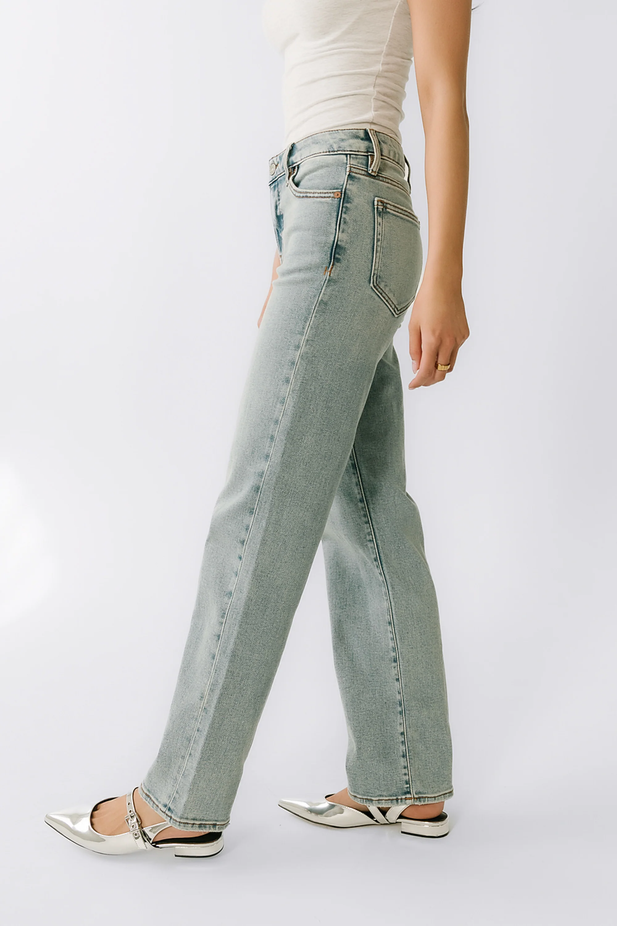 Holly Straight Leg Jeans - FINAL SALE - Image 3