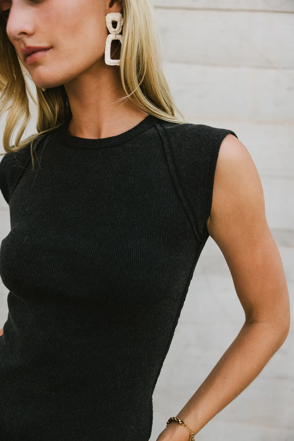 Huxley Tank in Black - Image 7