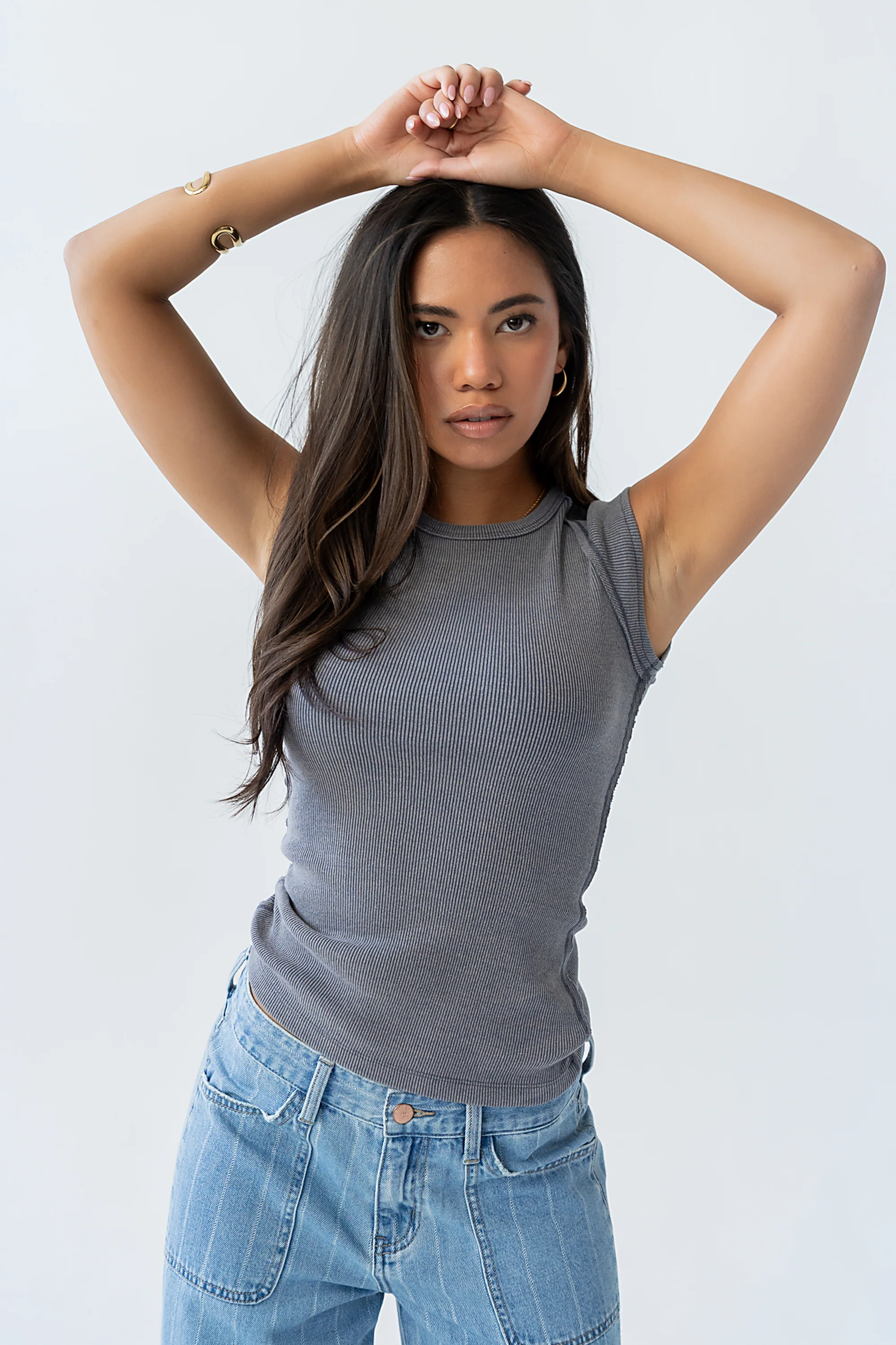 Huxley Tank in Blue - Image 7