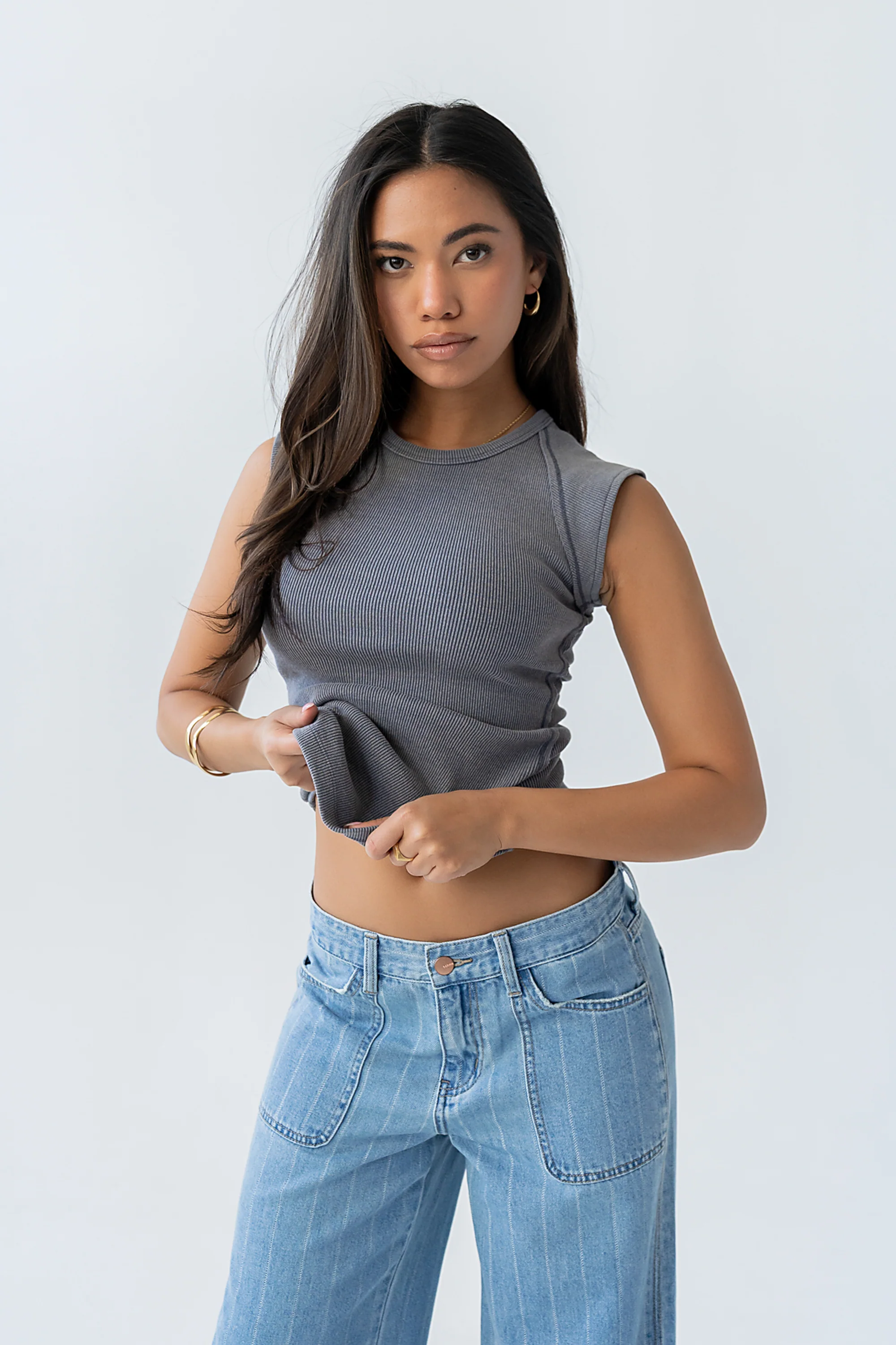 Huxley Tank in Blue - Image 8
