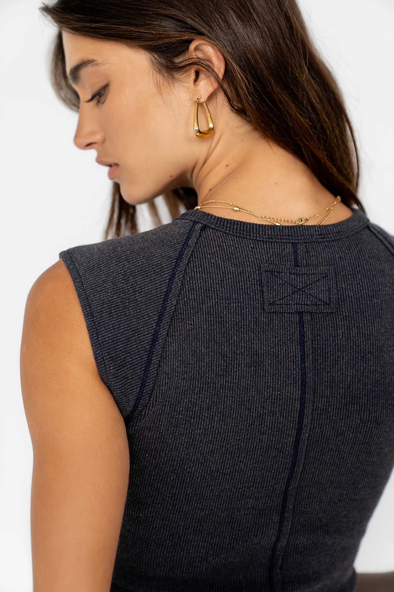 Huxley Tank in Navy - Image 6