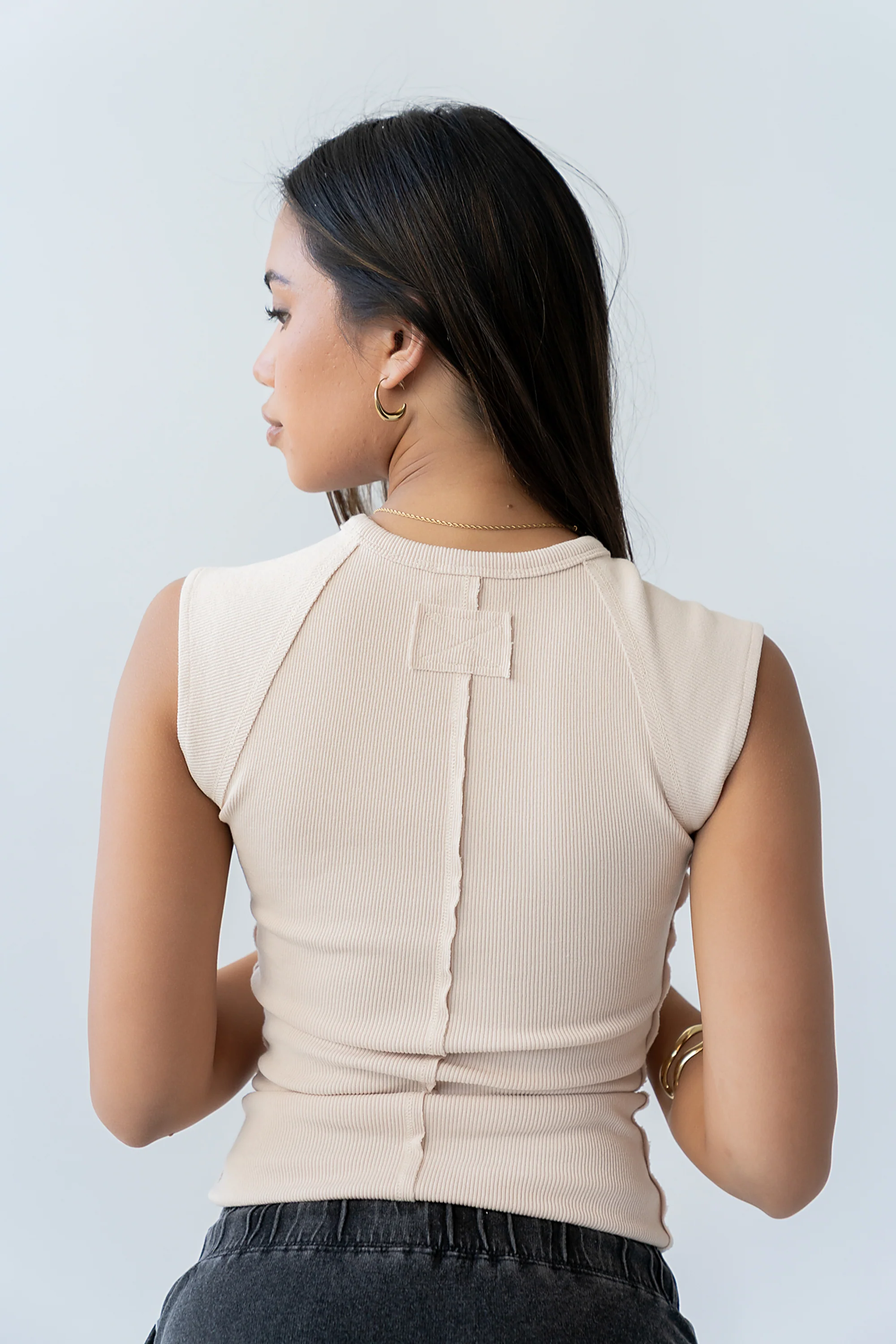 Huxley Tank in Tan - Image 5