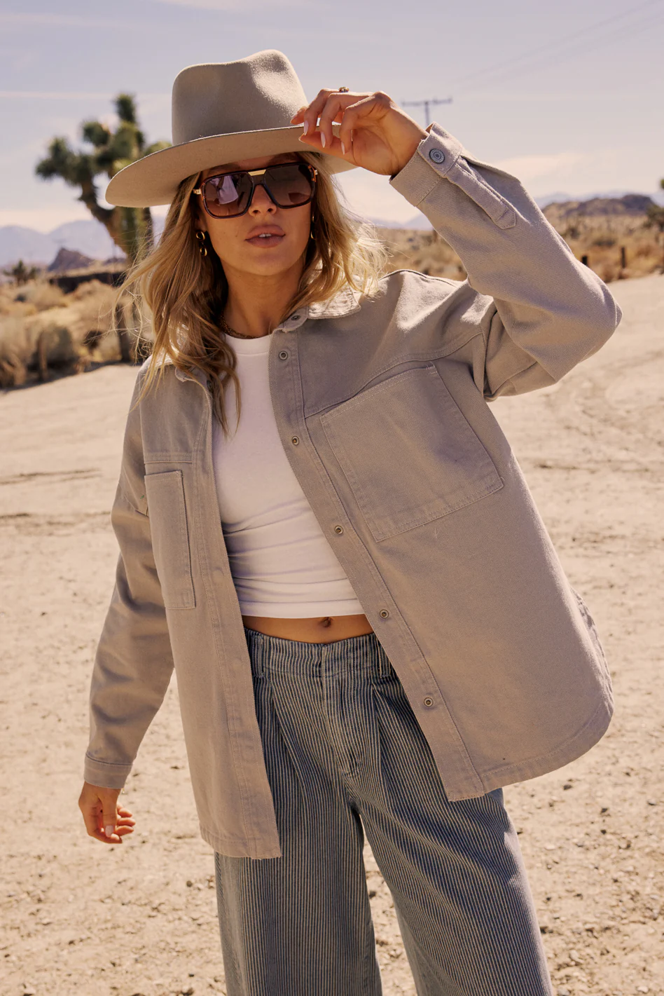Imani Oversized Denim Jacket - FINAL SALE