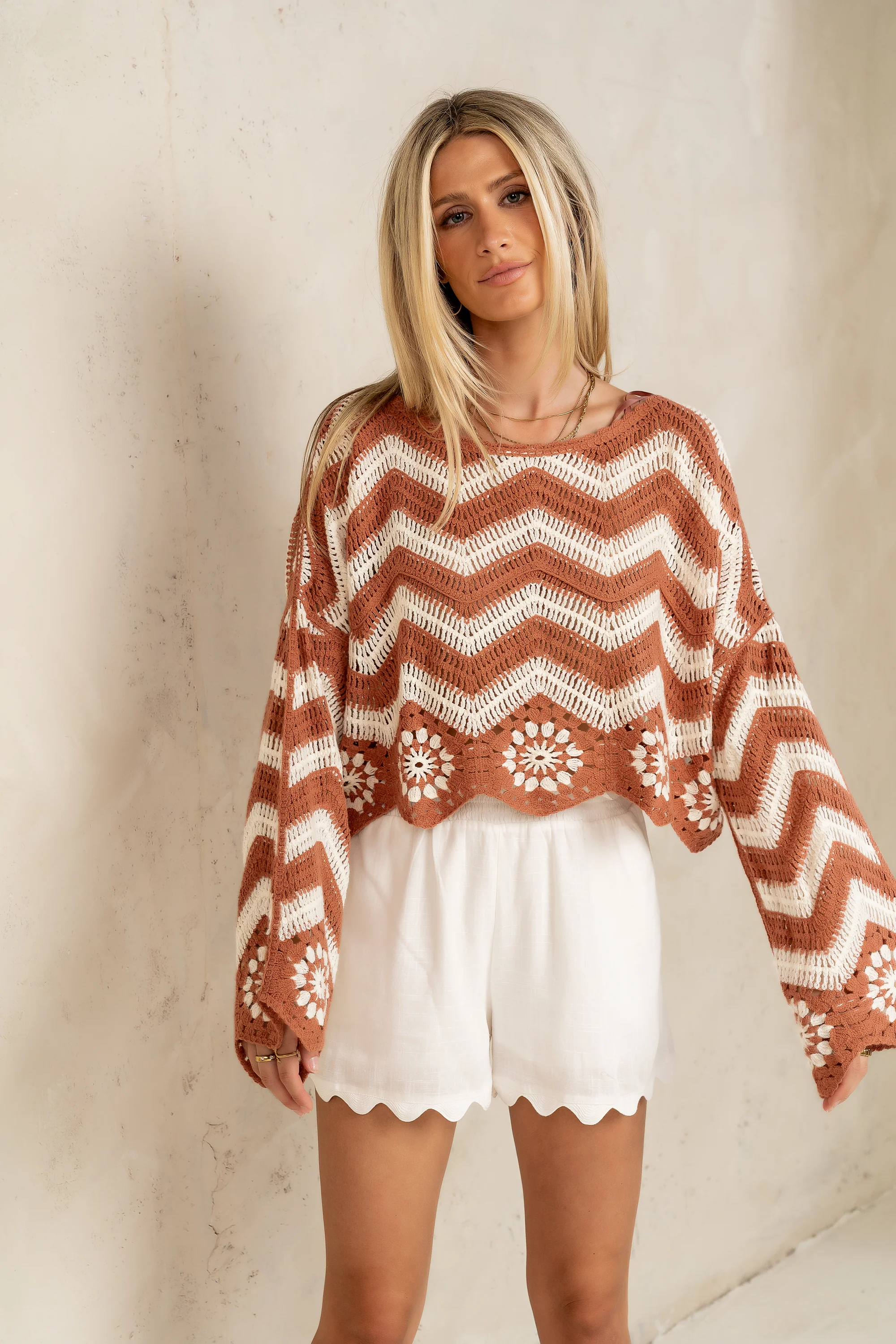 Indie Crochet Sweater - FINAL SALE - Image 5