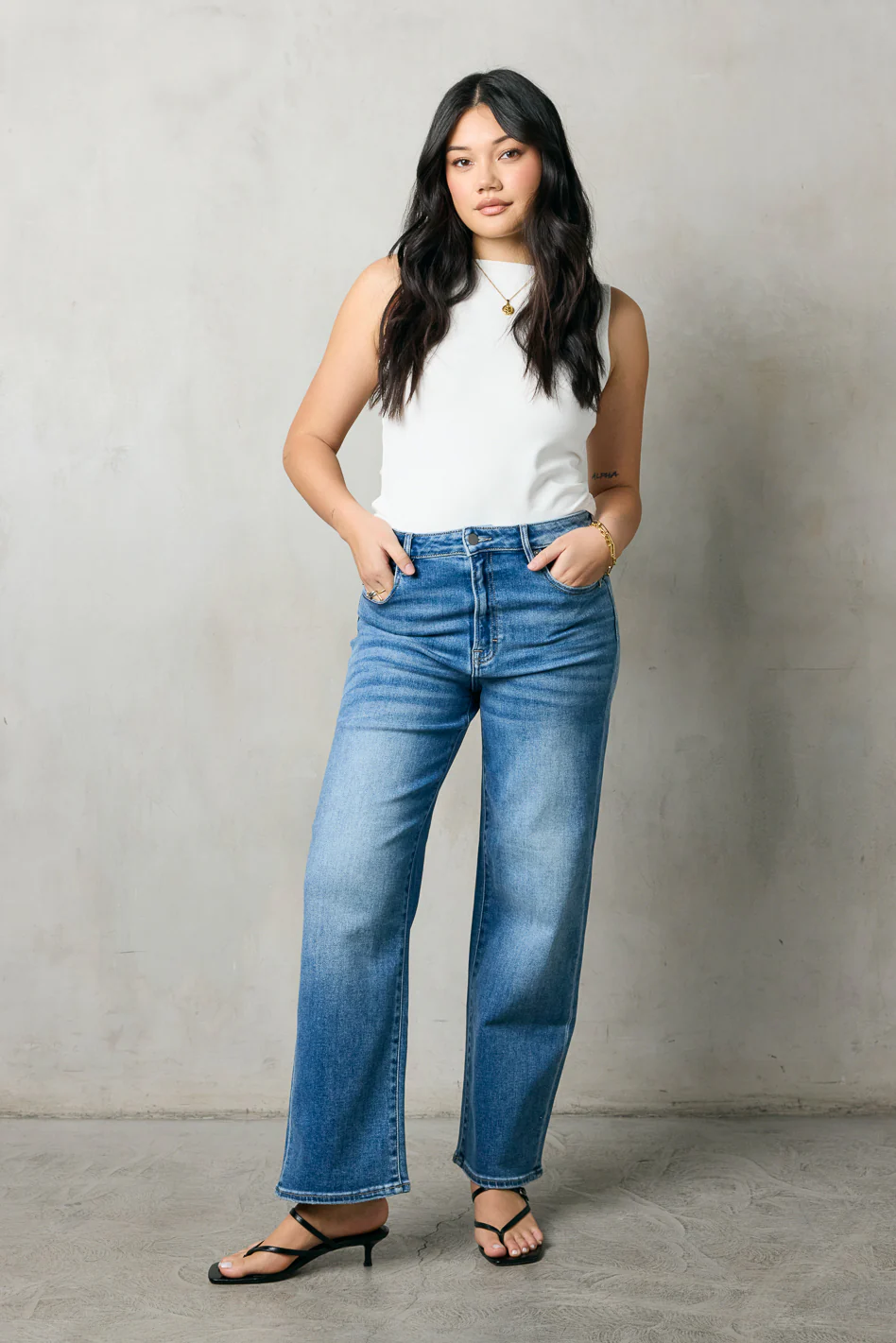 Ingrid Straight Leg Jeans - FINAL SALE - Image 8