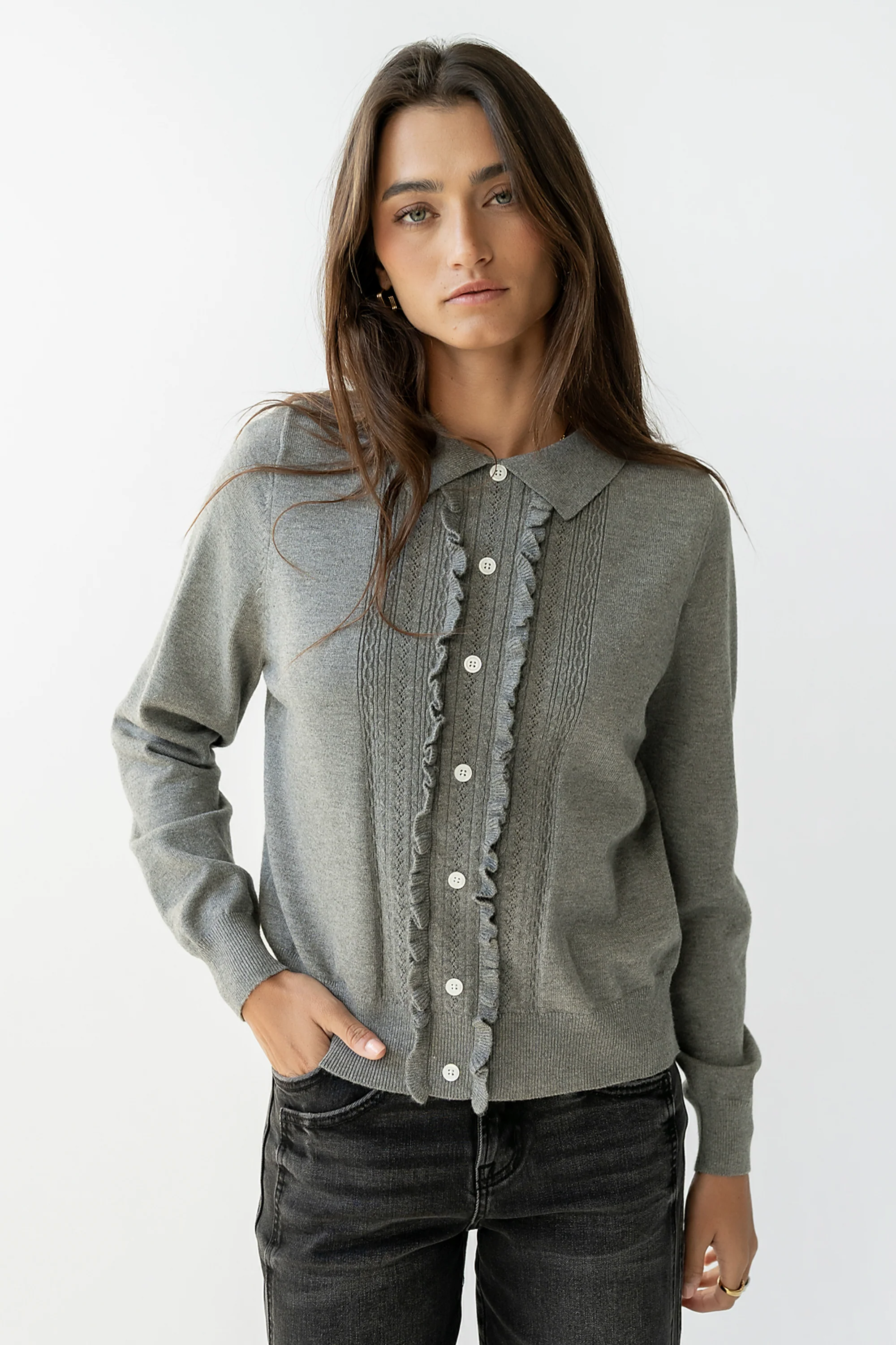 Isla Collared Sweater - FINAL SALE
