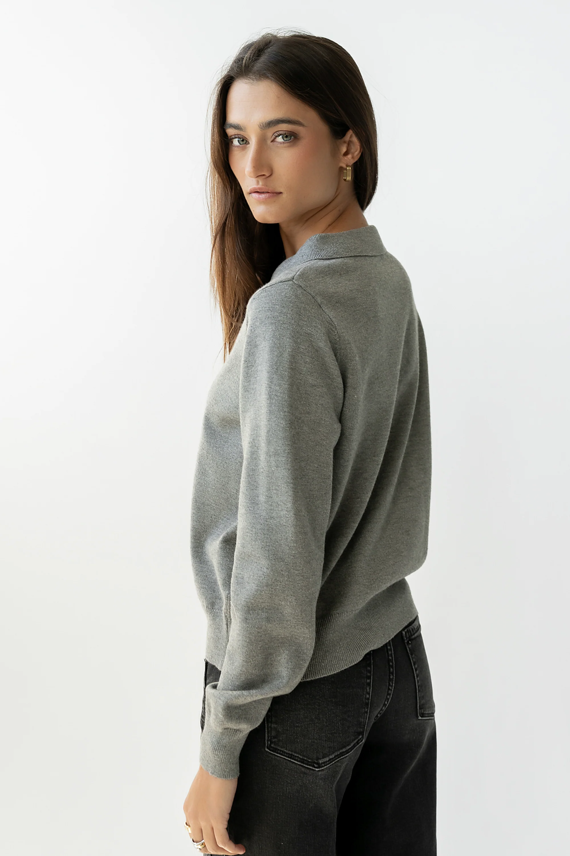 Isla Collared Sweater - FINAL SALE - Image 2