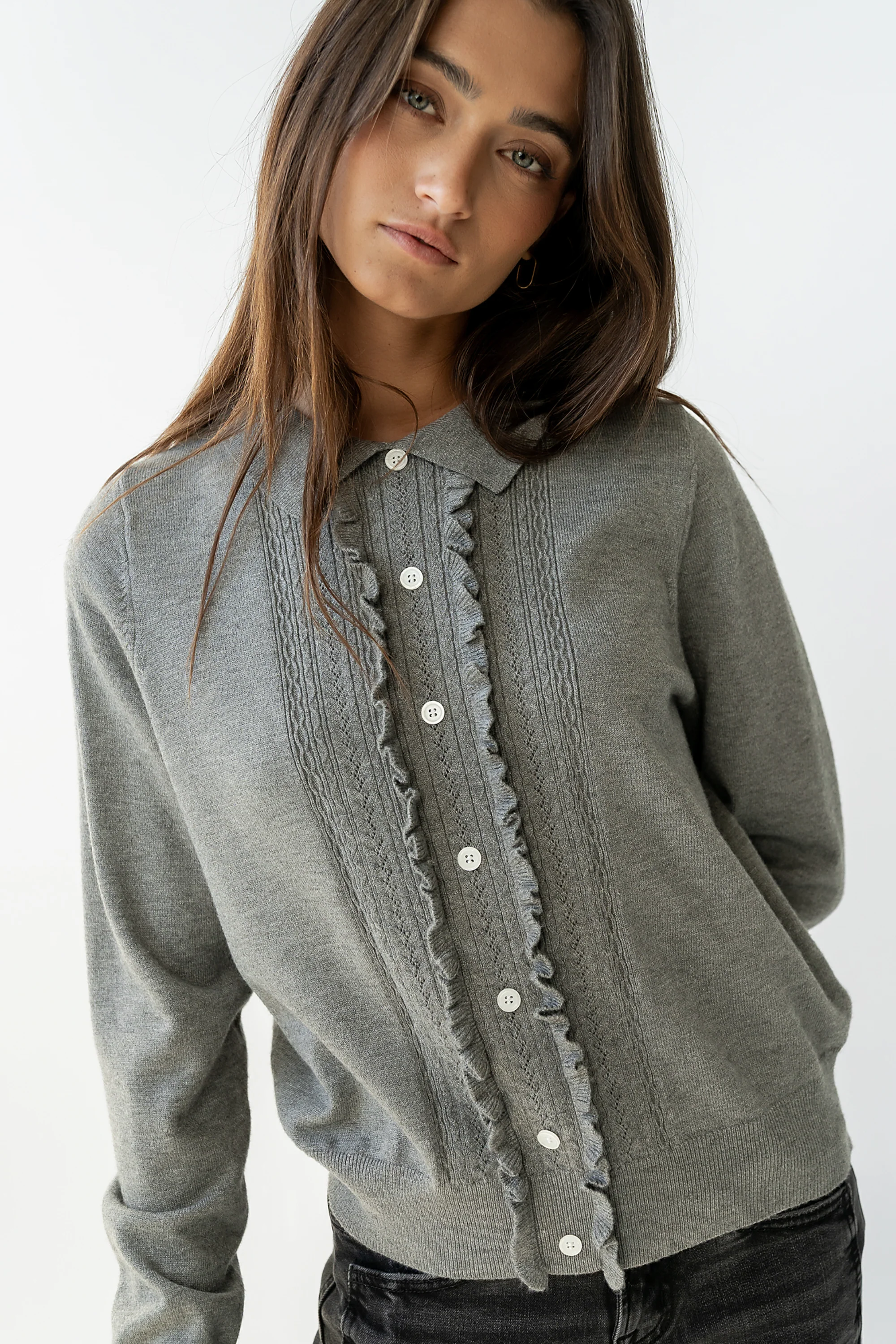 Isla Collared Sweater - FINAL SALE - Image 3