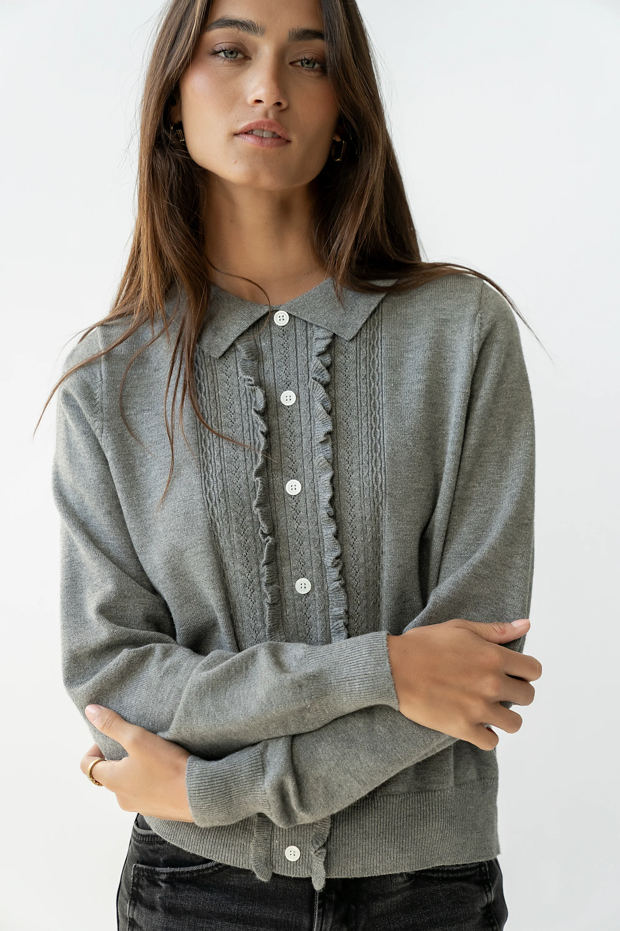 Isla Collared Sweater - FINAL SALE - Image 4
