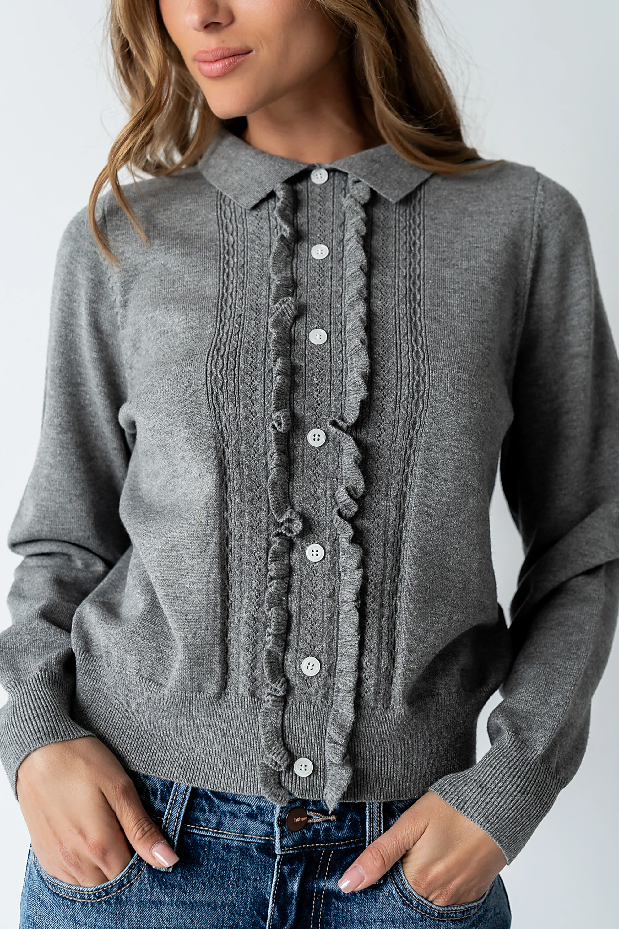 Isla Collared Sweater - FINAL SALE - Image 6