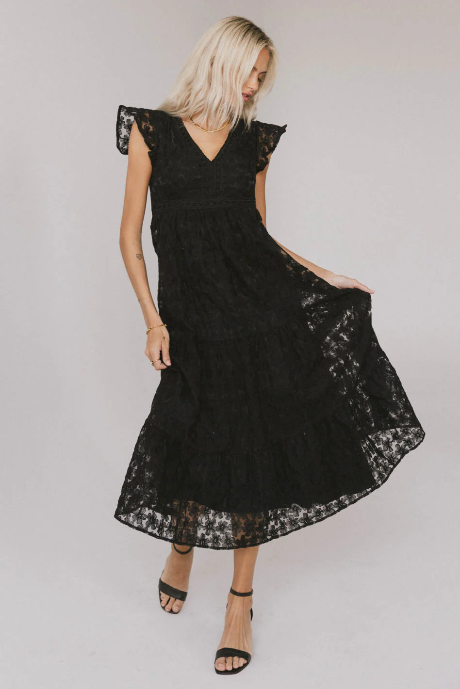 Isn't It Lovely Dress in Black - FINAL SALE - Image 2