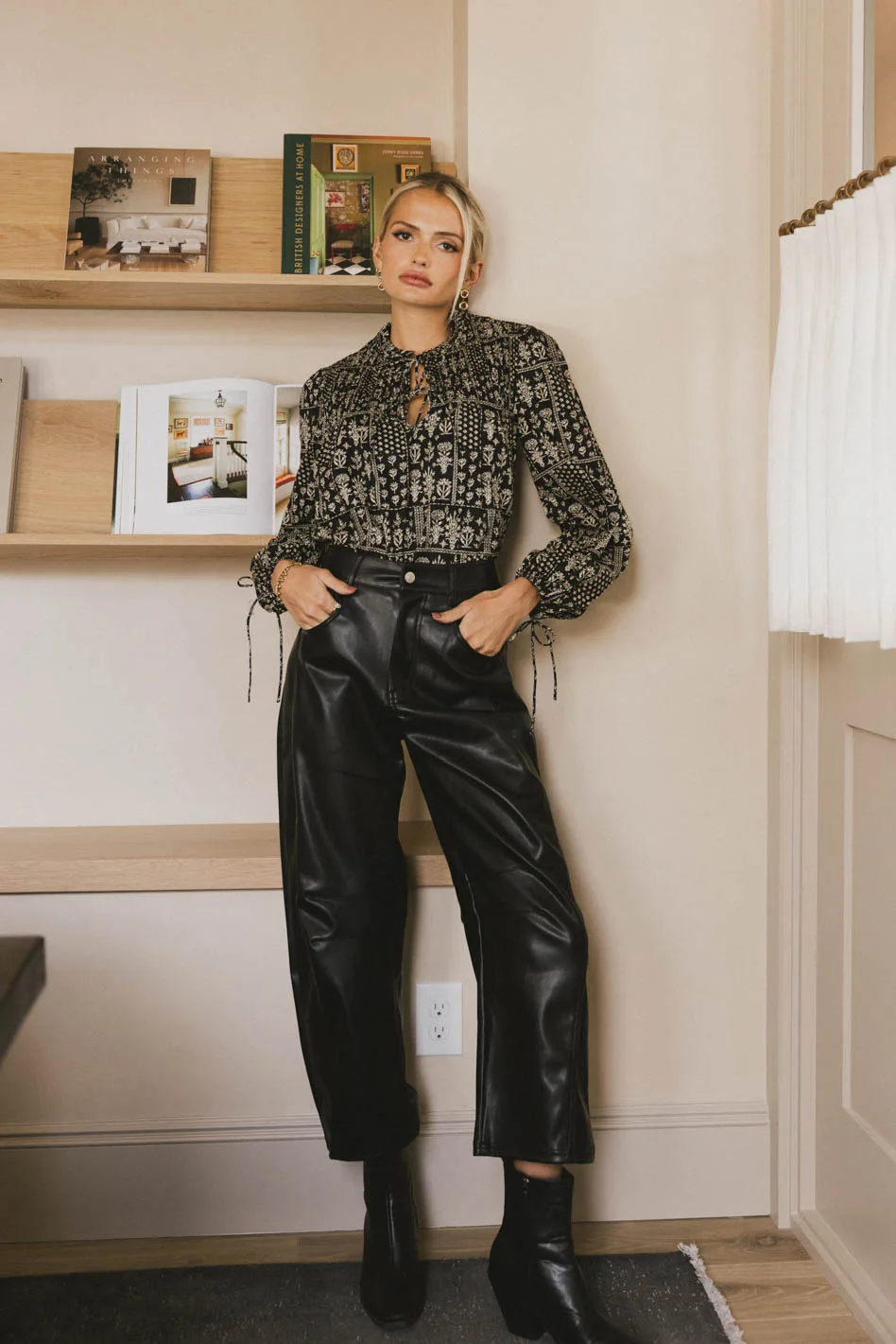 Isolde Printed Blouse - FINAL SALE - Image 3