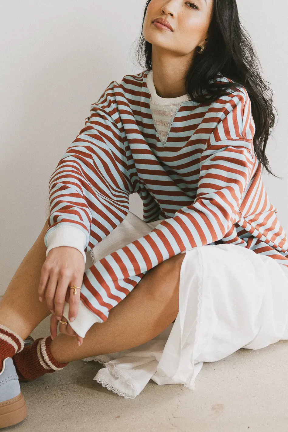 Ivan Striped Crewneck - FINAL SALE - Image 5