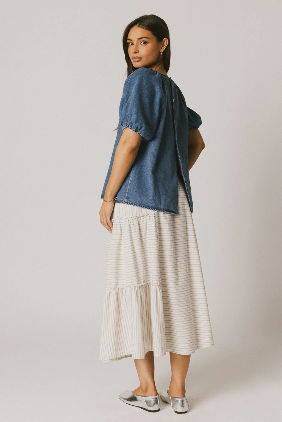 Iverson Denim Top - FINAL SALE - Image 4