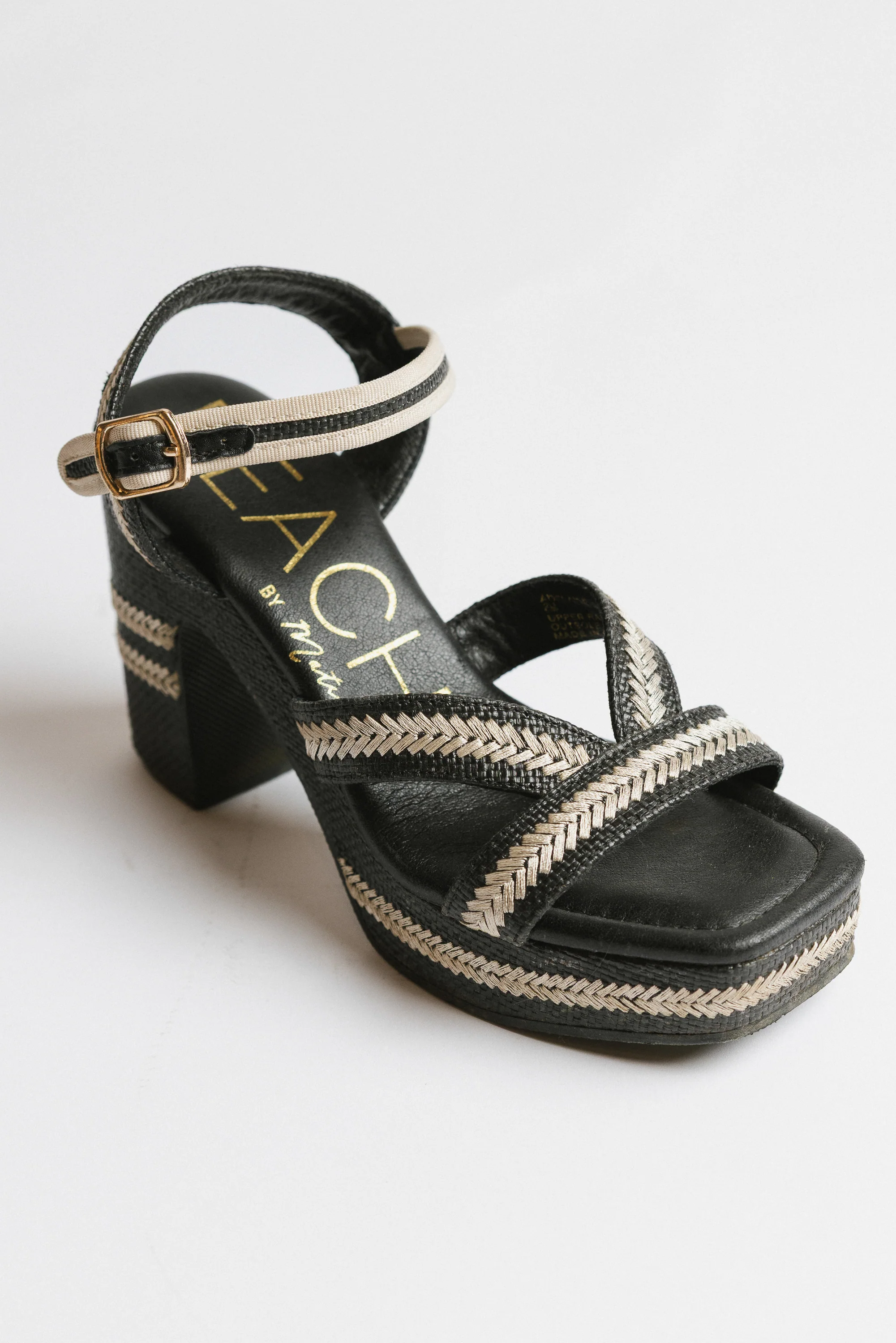 Jaime Raffia Heels - FINAL SALE