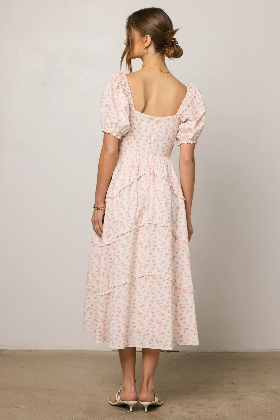 Jamie Floral Midi Dress - FINAL SALE - Image 5