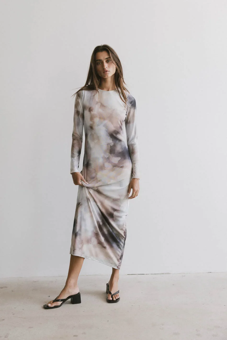 Jamie Watercolor Bodycon Dress - FINAL SALE - Image 5