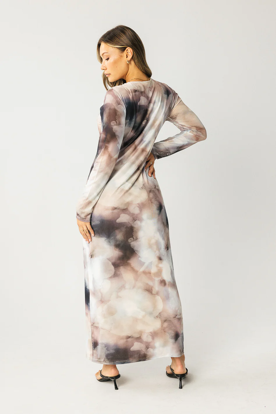 Jamie Watercolor Bodycon Dress - FINAL SALE - Image 6