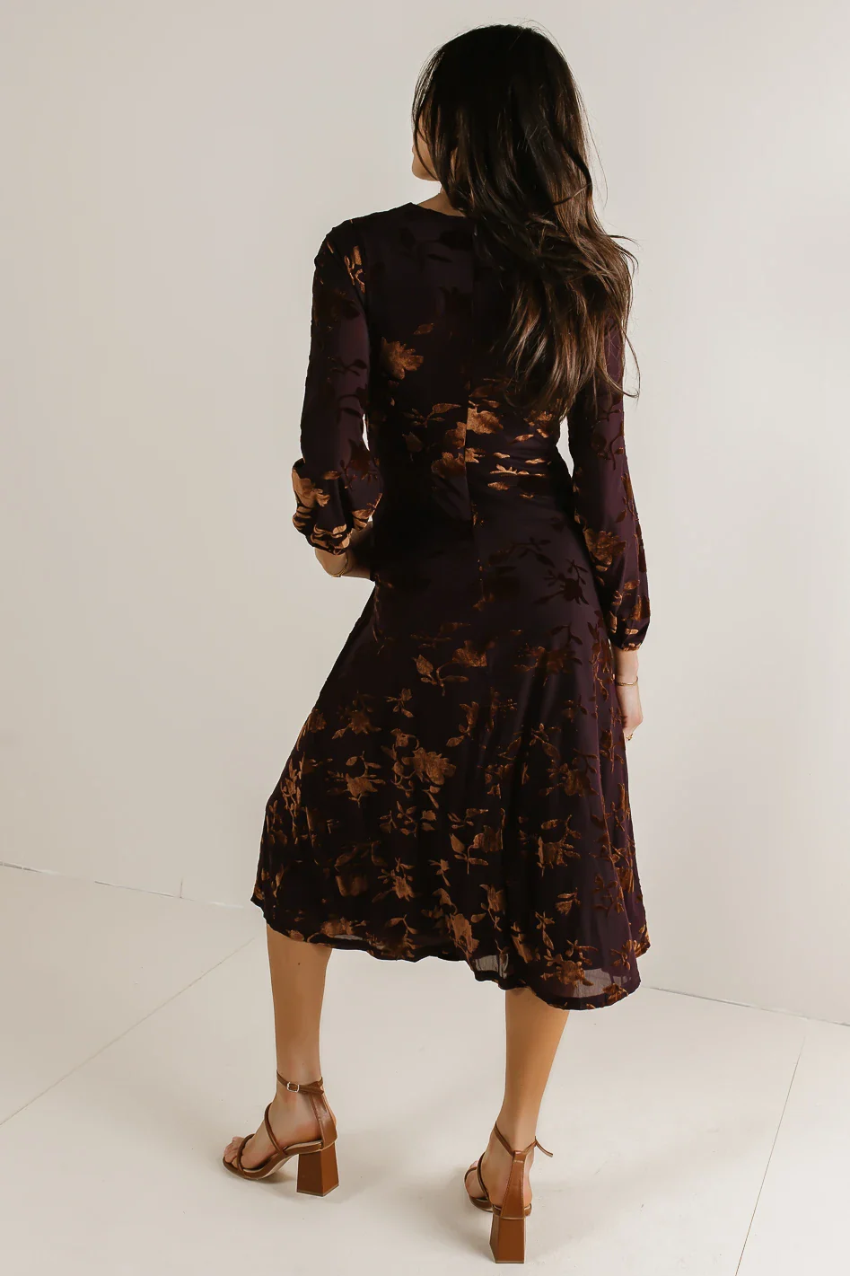 Jane Velvet Midi Dress - FINAL SALE - Image 4
