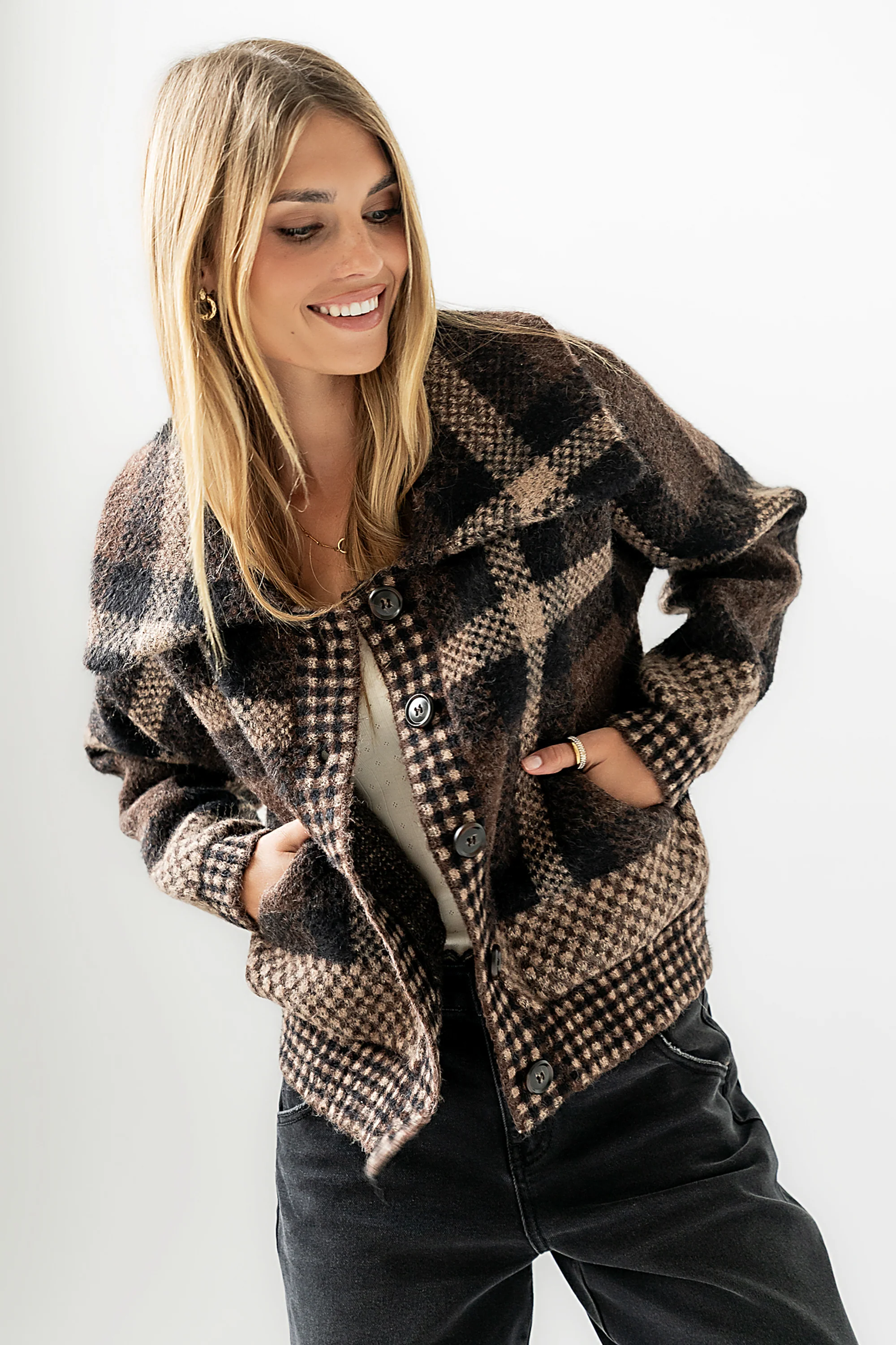 Janelle Plaid Jacket - Image 2
