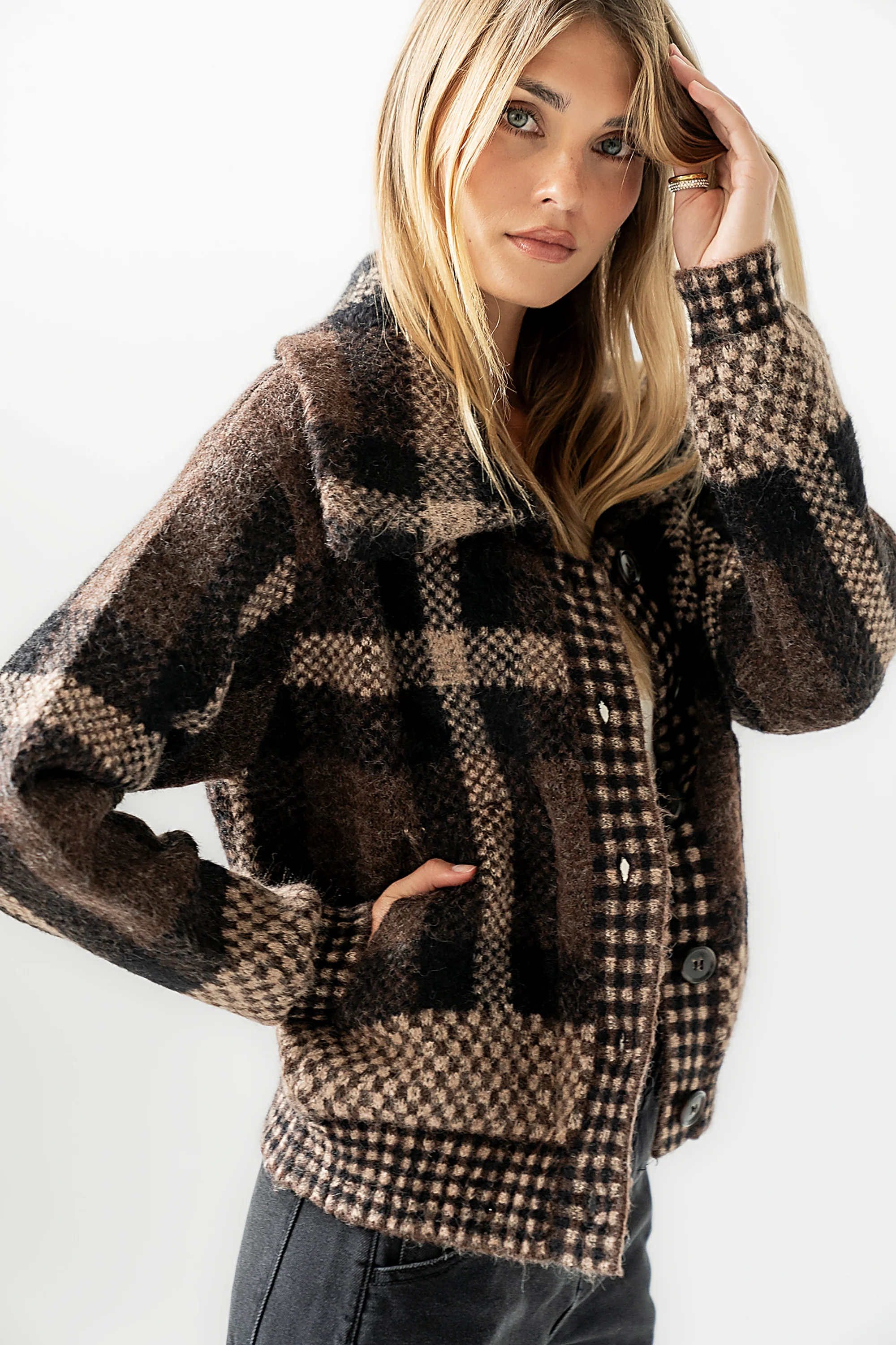 Janelle Plaid Jacket - Image 3