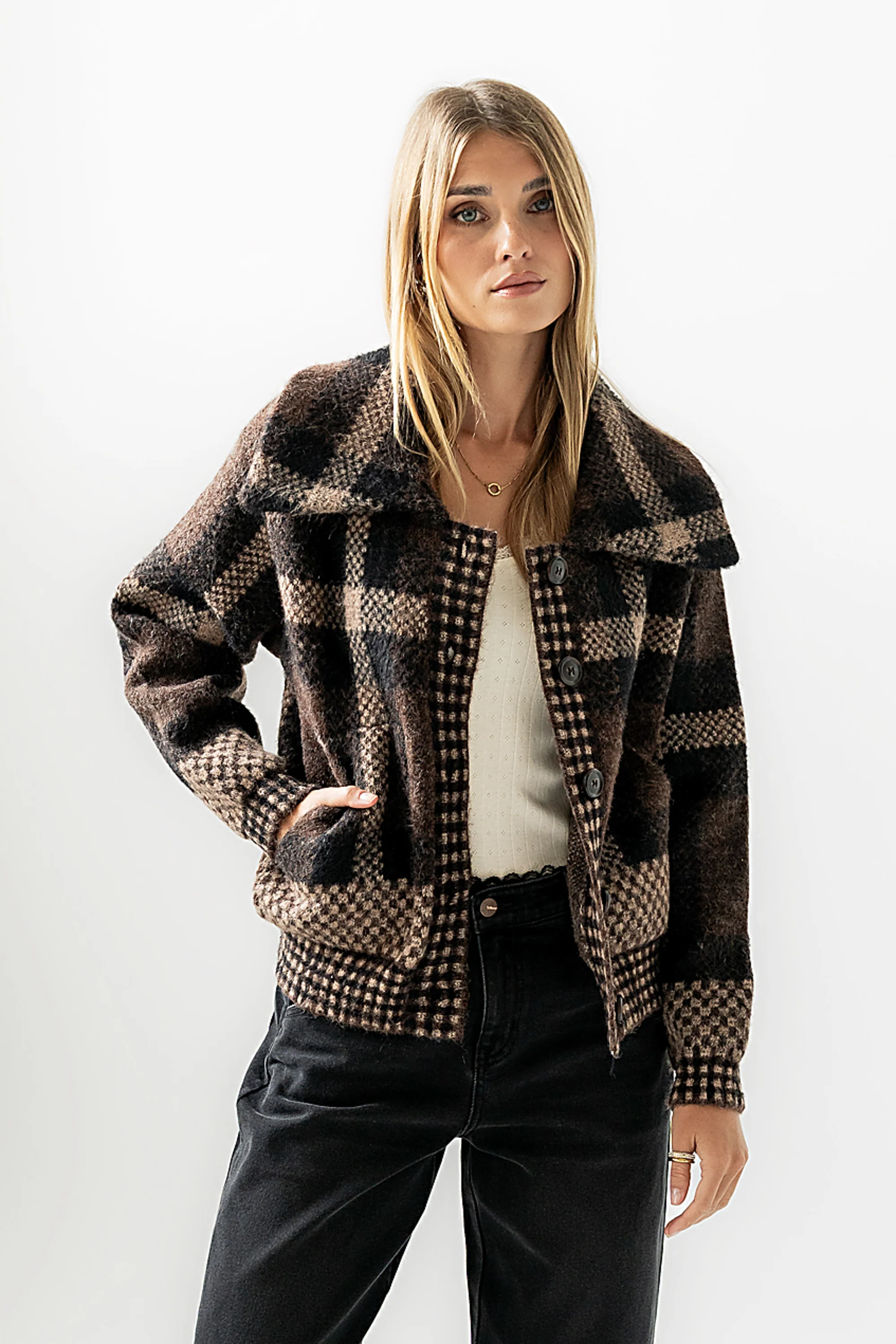 Janelle Plaid Jacket - Image 6