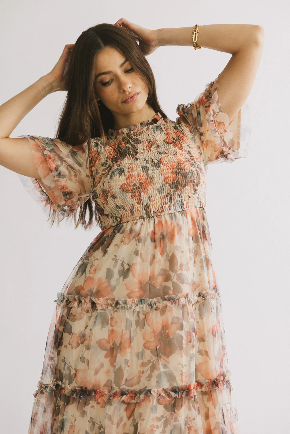 Janette Floral Midi Dress - FINAL SALE - Image 2