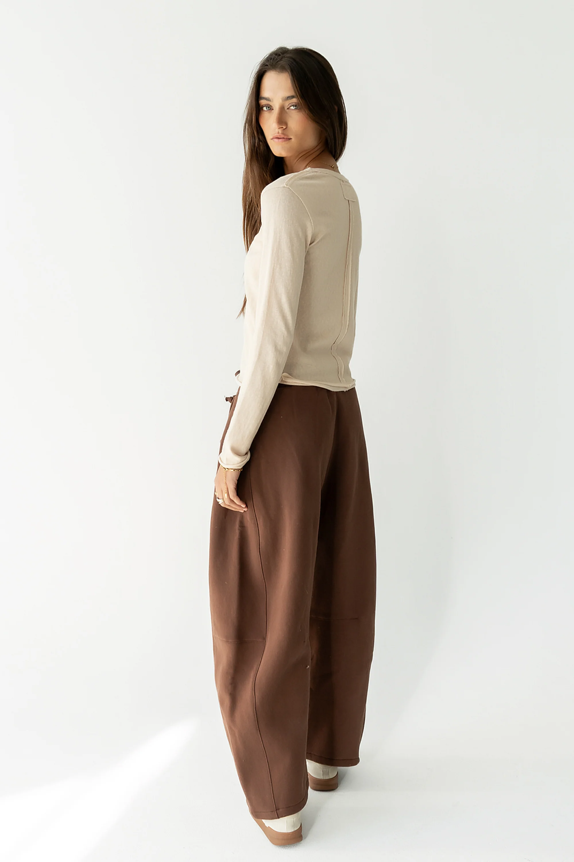 Janie Knit Top in Ivory - Image 4