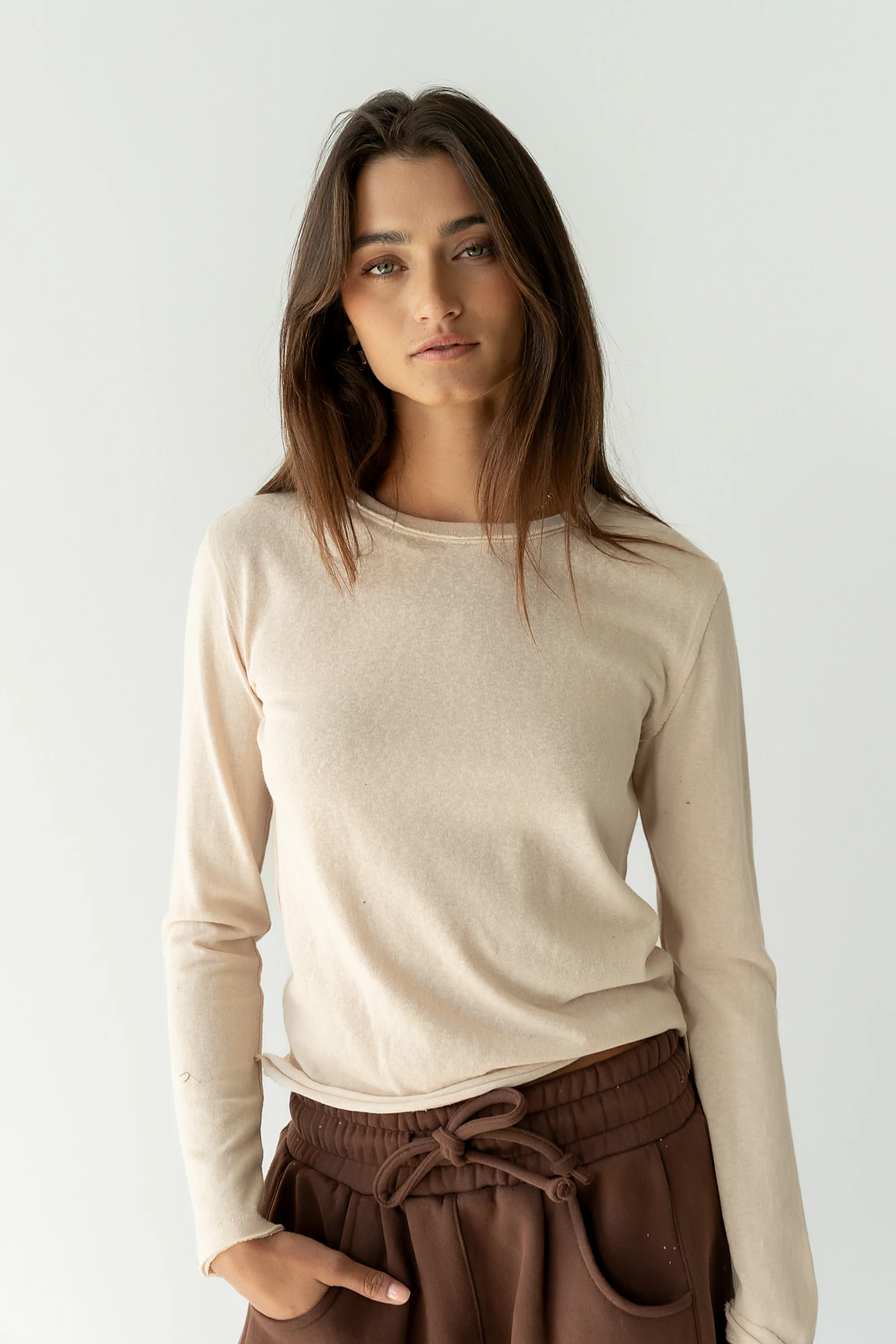 Janie Knit Top in Ivory - Image 5