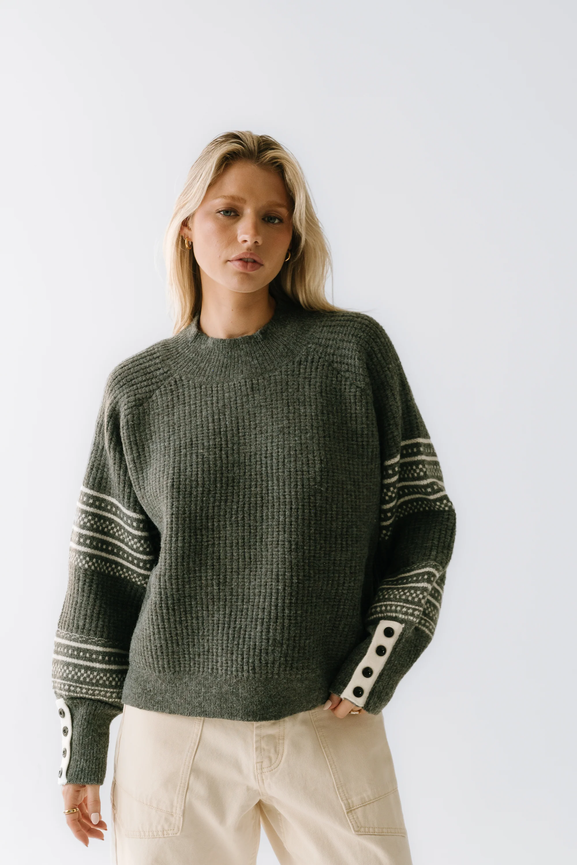 Jayda Oversized Sweater in Grey - FINAL SALE - Image 6