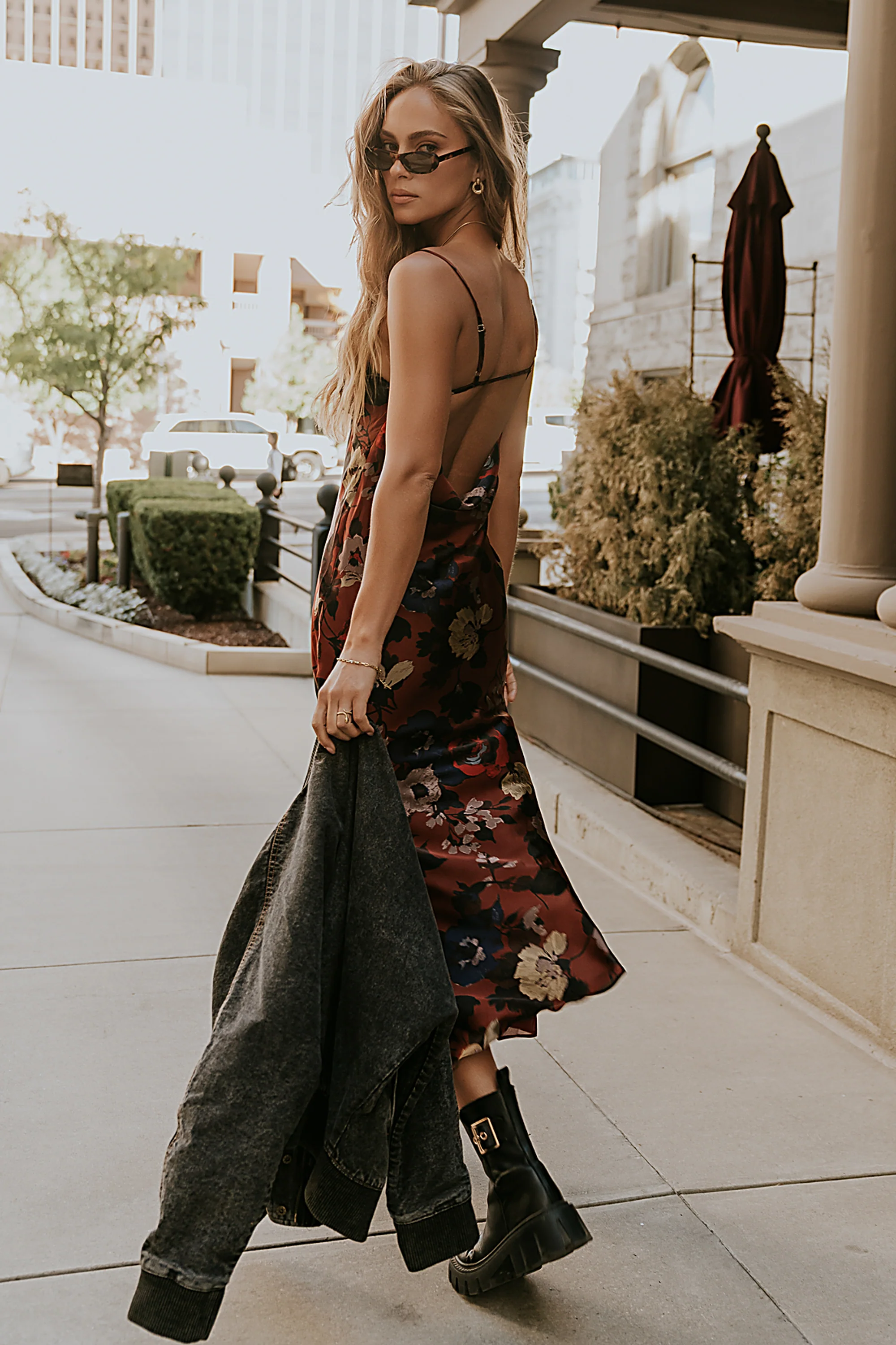 Jayne Floral Maxi Dress - Image 2