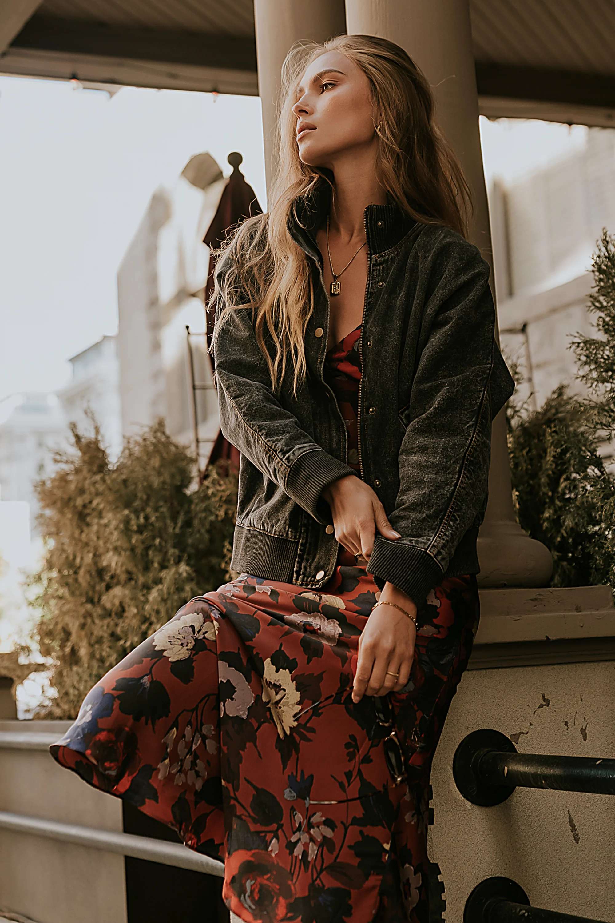 Jayne Floral Maxi Dress - Image 4