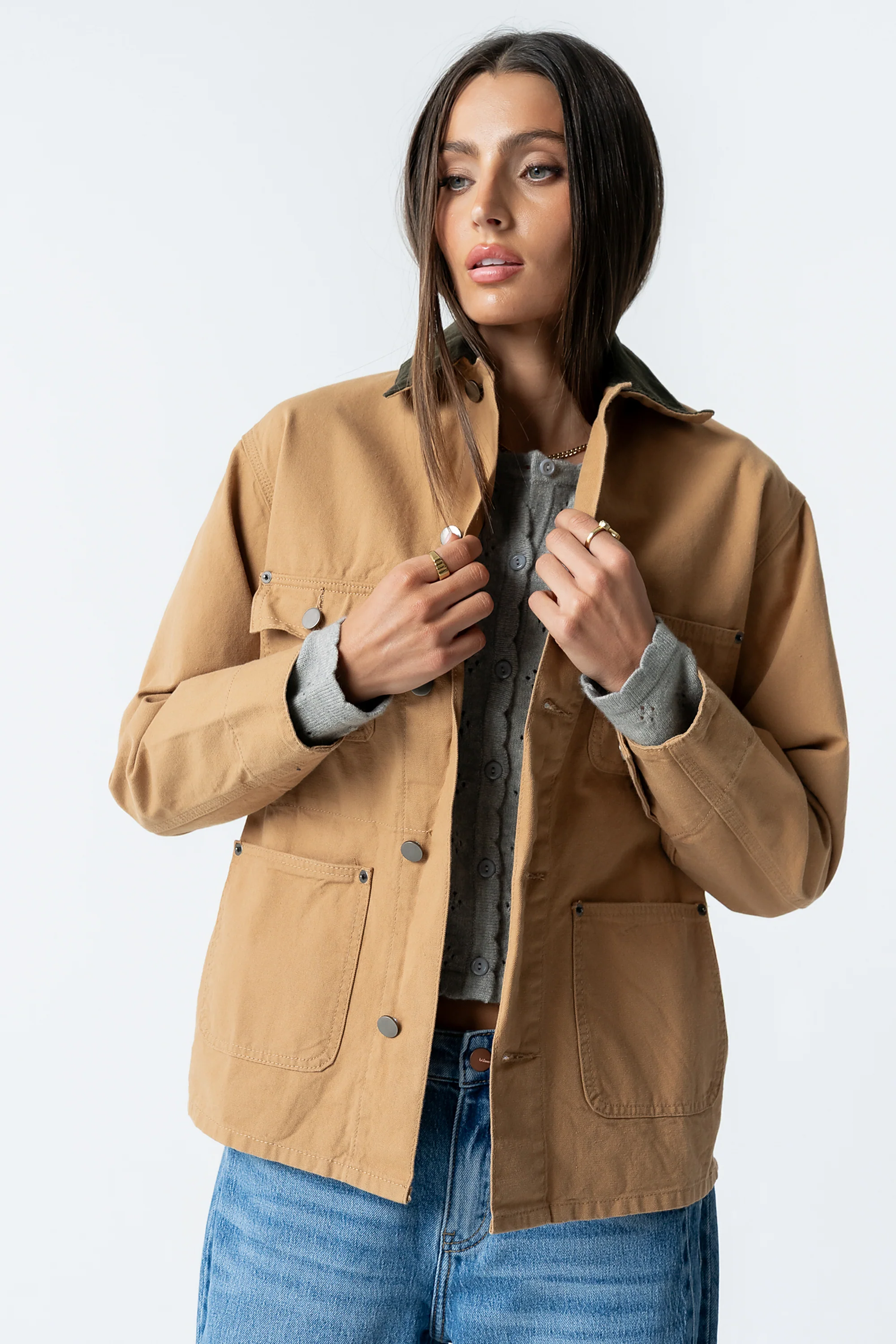 Jazmin Oversized Barn Jacket - Image 2