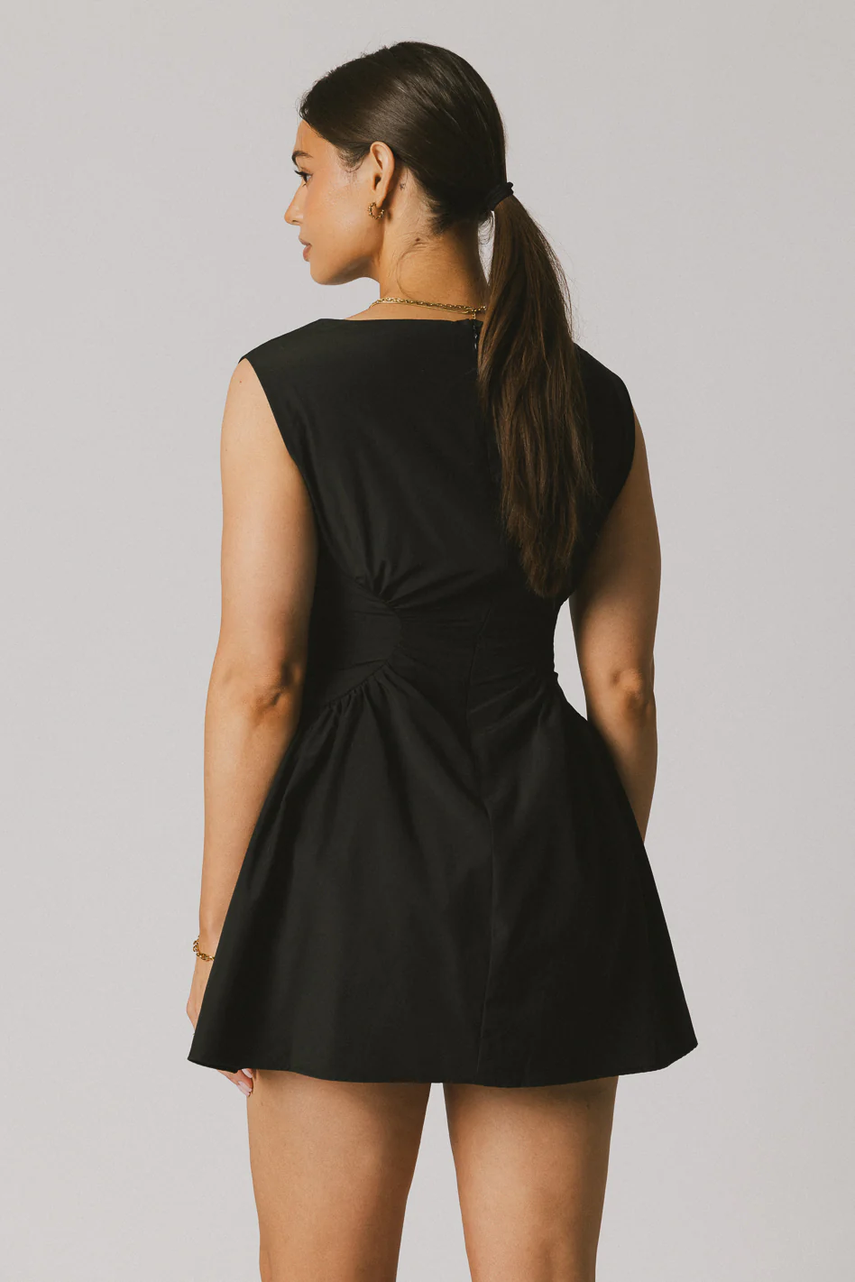Jemma Mini Dress in Black - FINAL SALE - Image 5